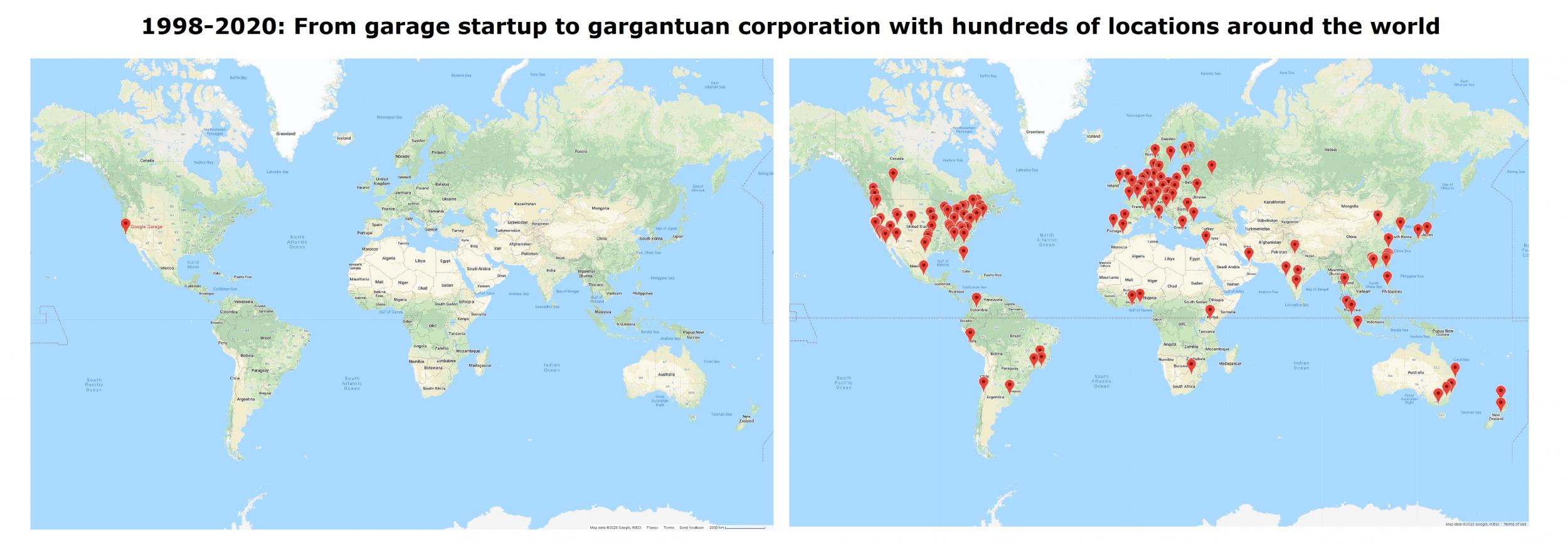 Alphabet is estimated to employ around 100,000 people around the world