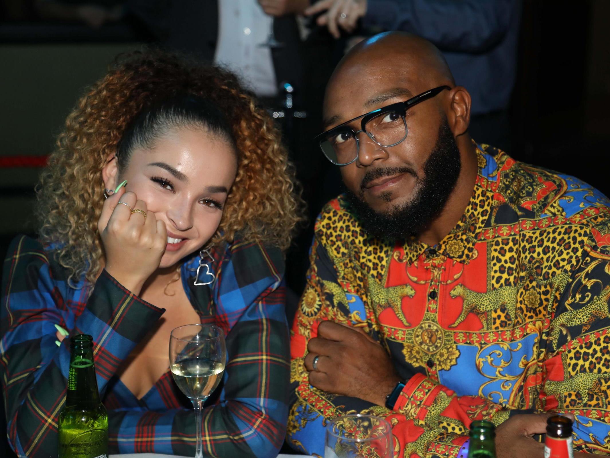 Ella Eyre and MistaJam at the Mercury Awards in 2018