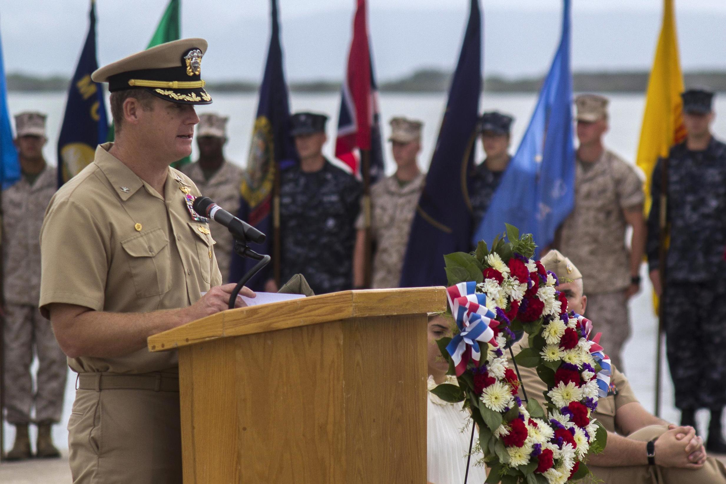 US Navy Captain John R. Nettleton in 2014