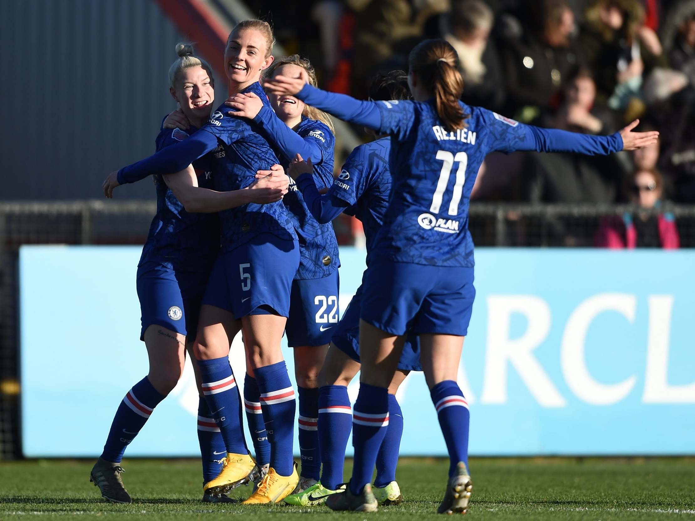 Chelsea are now in pole position in the WSL title race