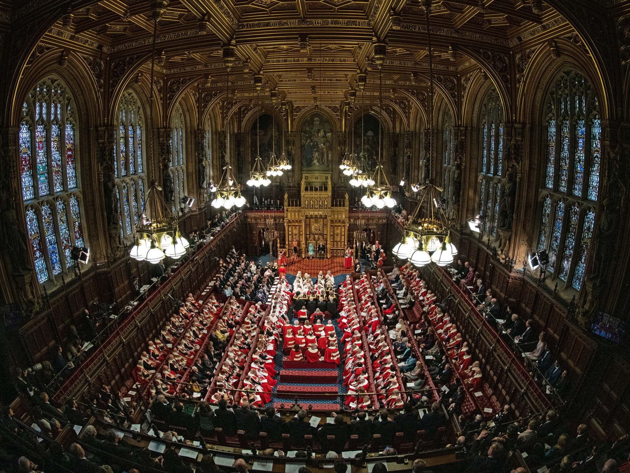 Boris Johnson faces opposition in the House of Lords