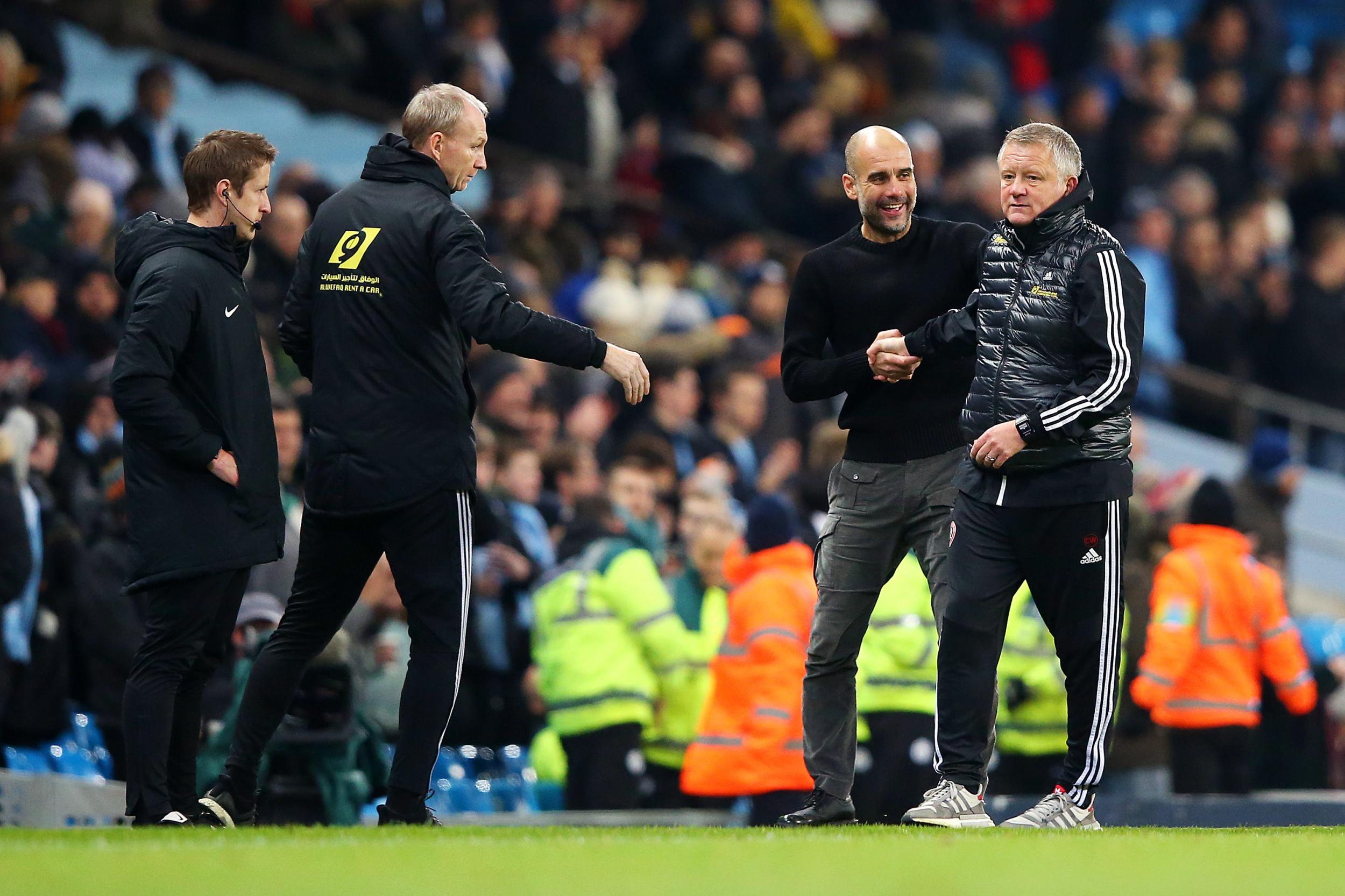 Manchester City defeated Sheffield United 2-0 in December