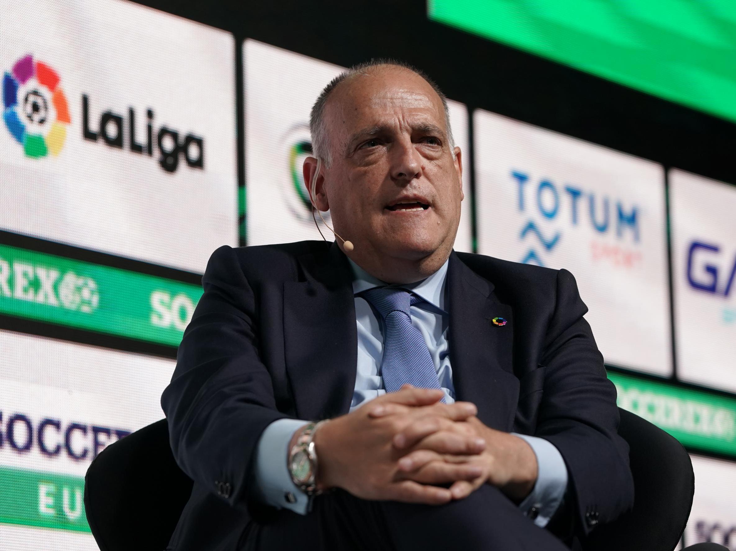 La Liga president Tebas criticised Cas after the verdict was announced