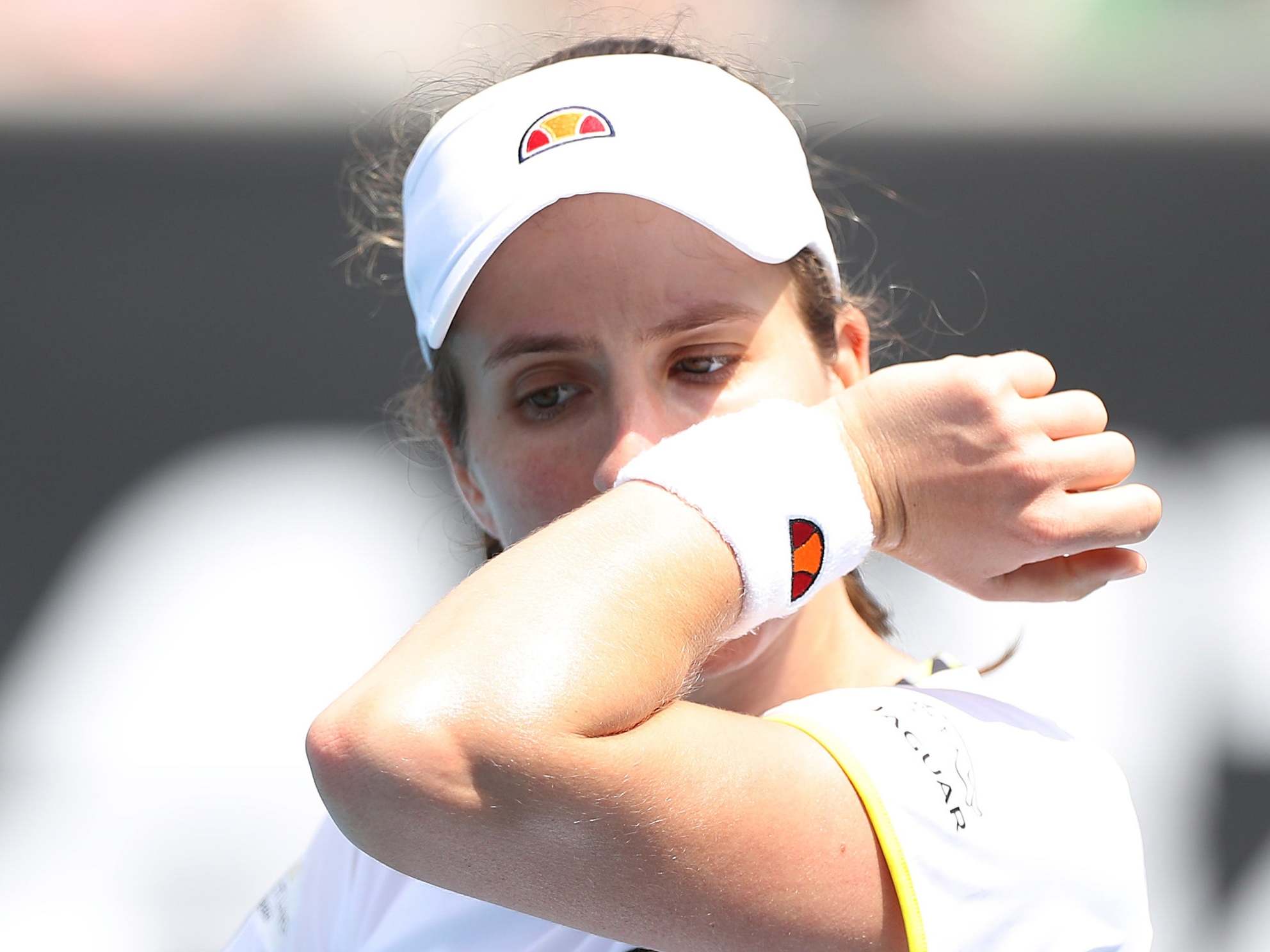 Johanna Konta took the positives from a premature Australian Open exit