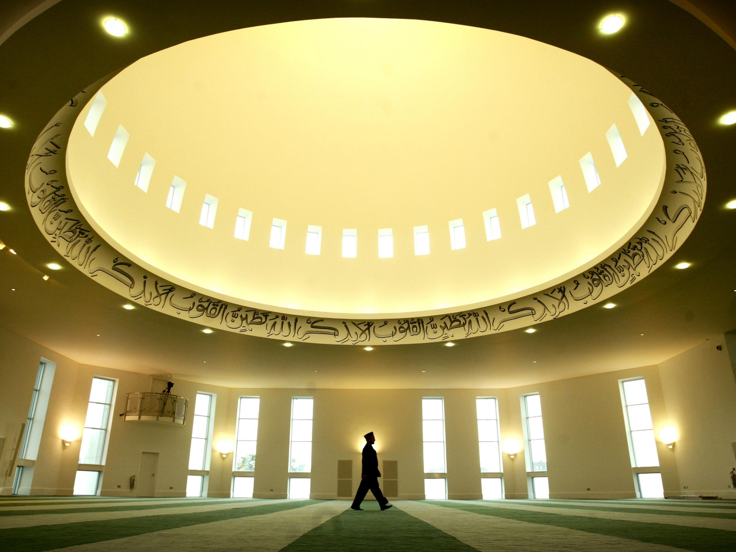 The Baitul Futuh Mosque in Morden is the largest in Britain, with space for 13,000 people