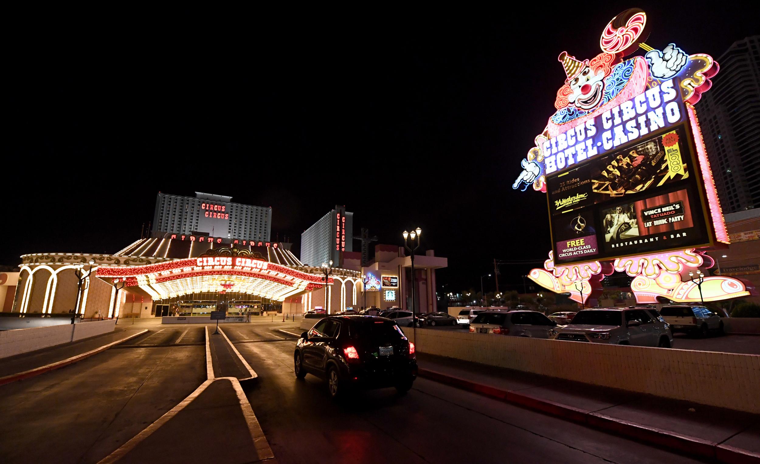The neighbourhood where the baby boy was found is about a 20-minute drive from the Las Vegas Strip