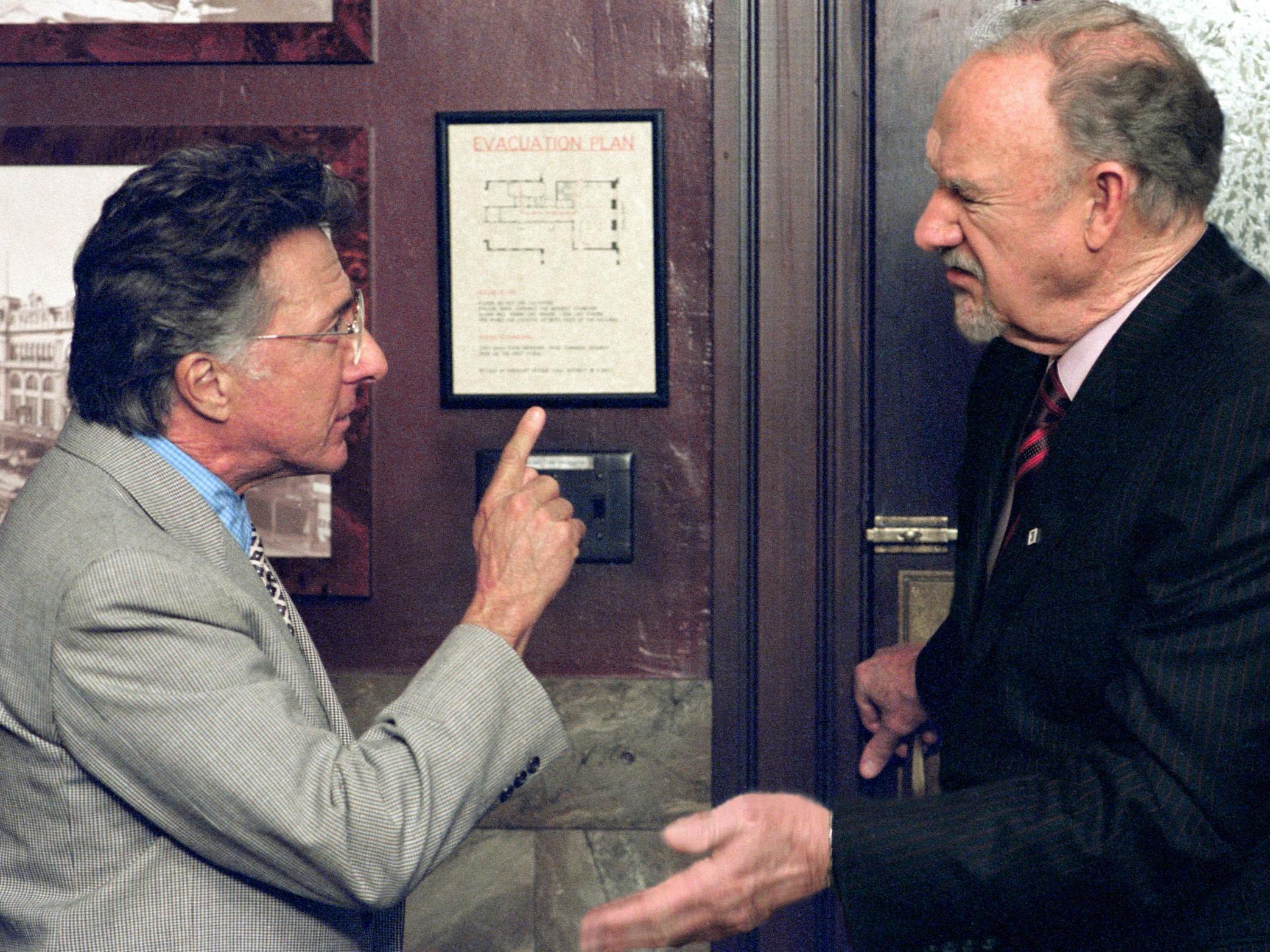 With acting-school pal Dustin Hoffman in the 2003 thriller ‘Runaway Jury’