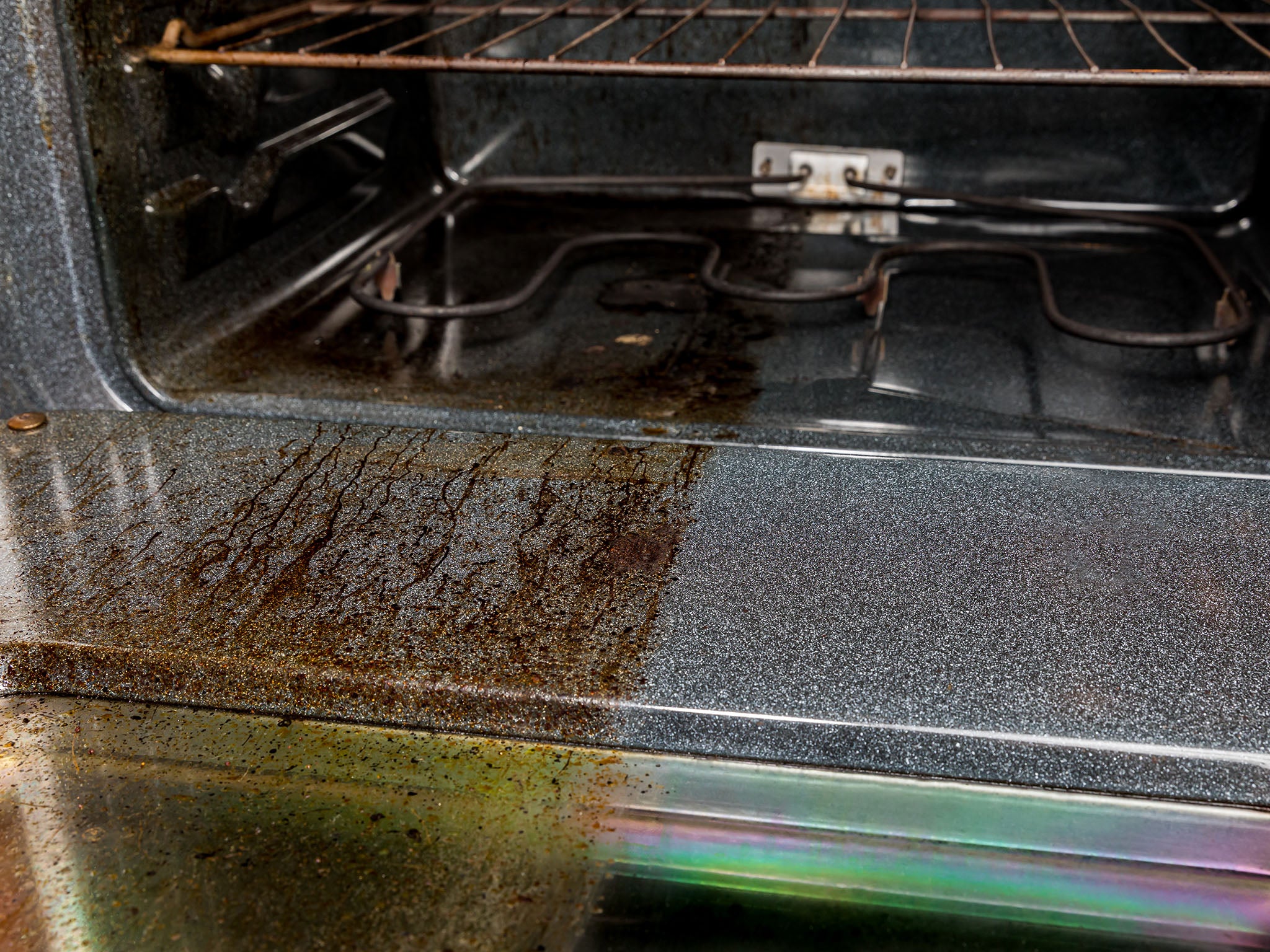 Cleaning your oven can be a hassle but the end product is worth the work