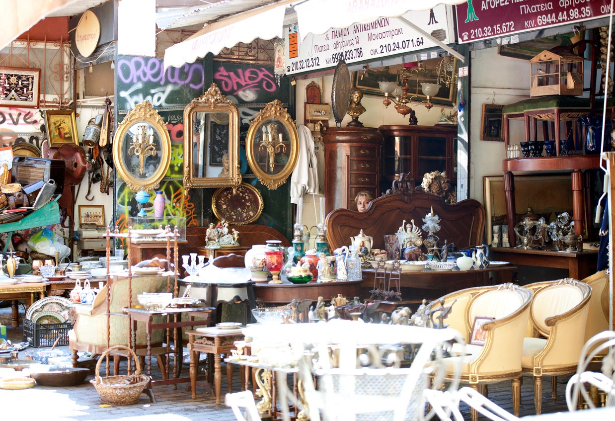 Browse Monastiraki flea market