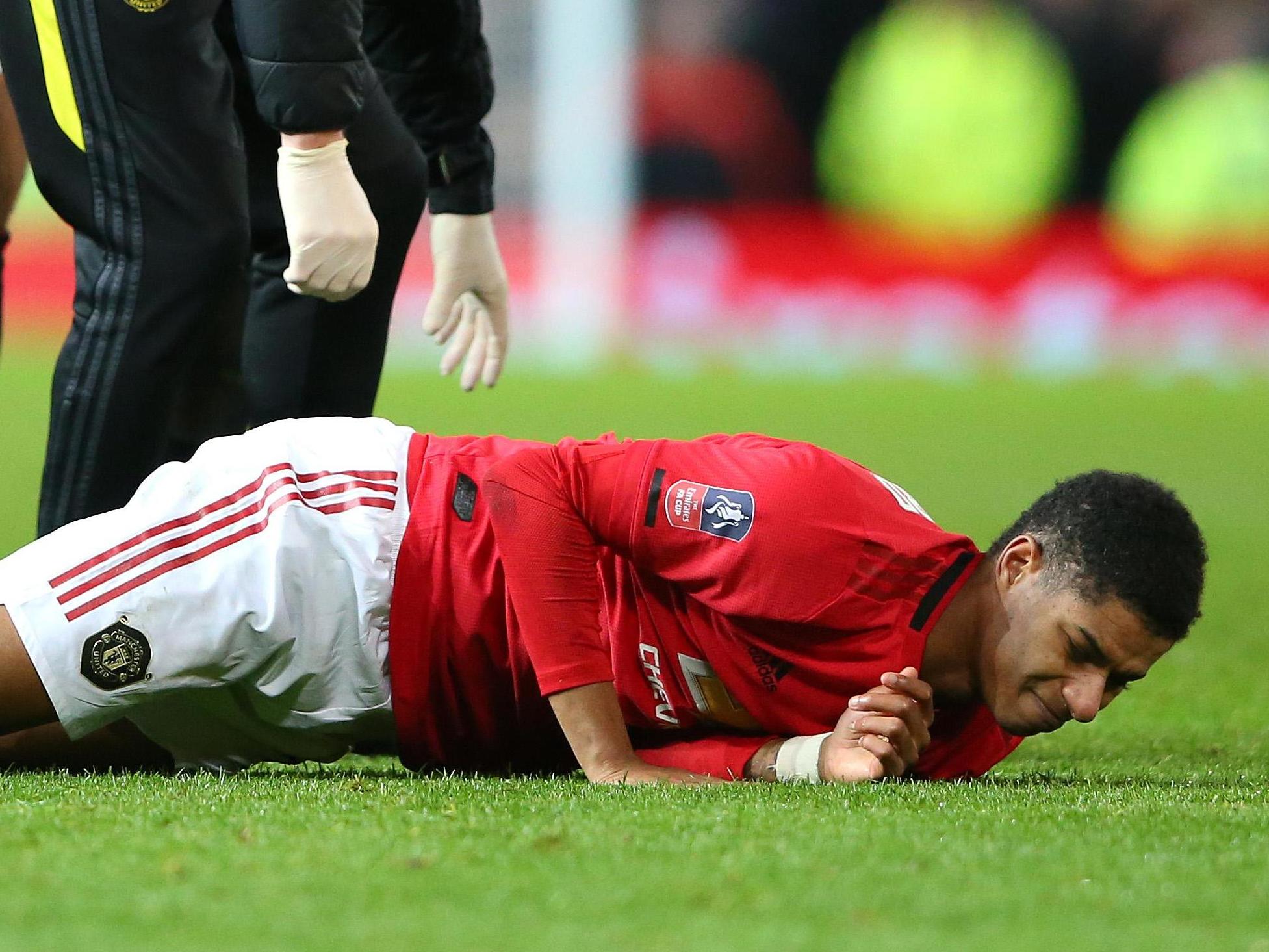 Rashford suffered a double stress fracture in his back in January