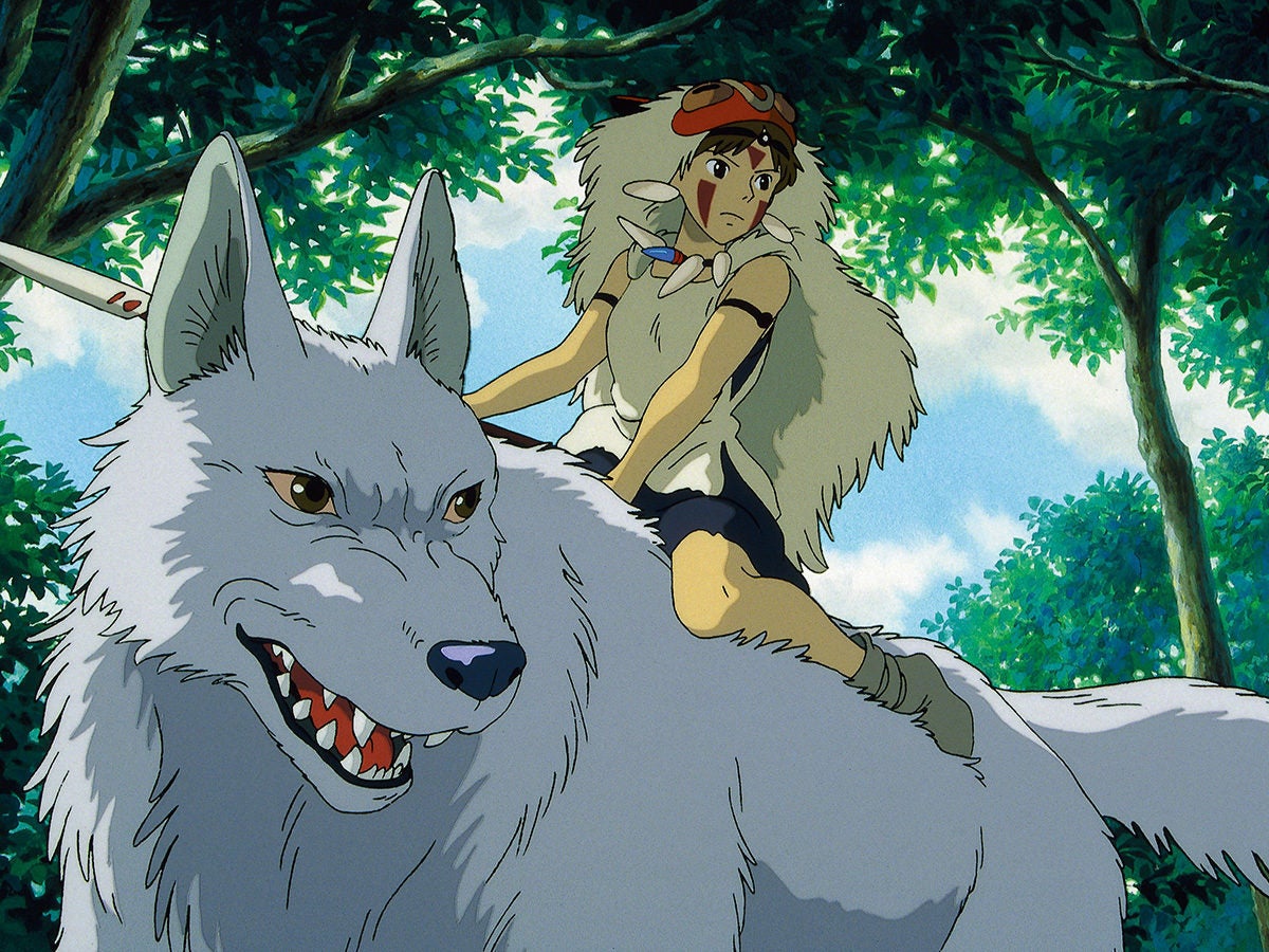 Nuanced personalities not tied to romance: Princess Mononoke and the wolf goddess Moro