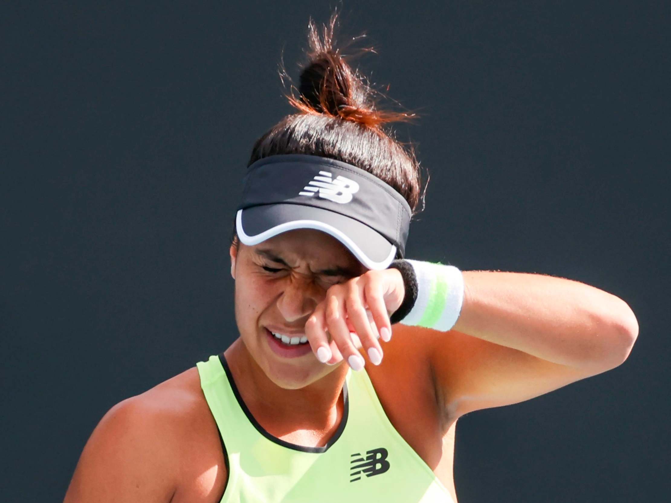 Heather Watson fell short against Elise Mertens