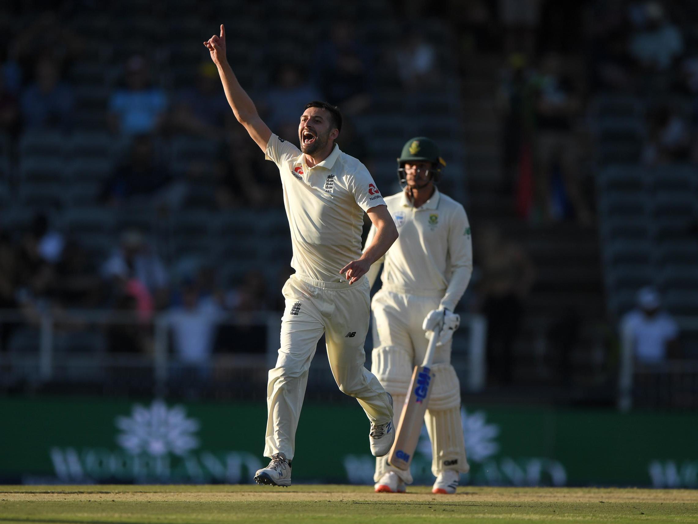 Mark Wood claimed three wickets and hit 35 off 39