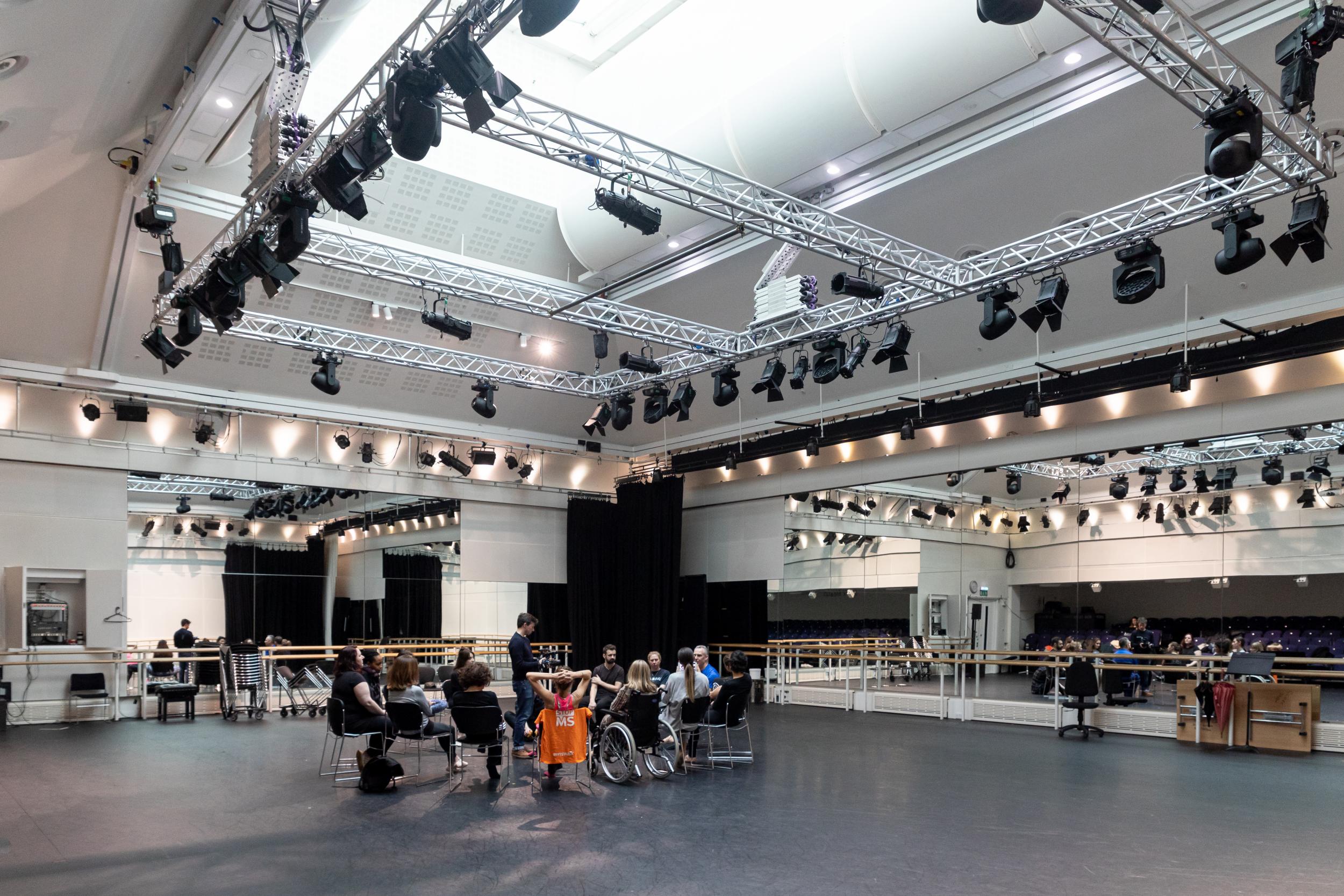 Royal Ballet and MS Society ballet workshop at Royal Opera House