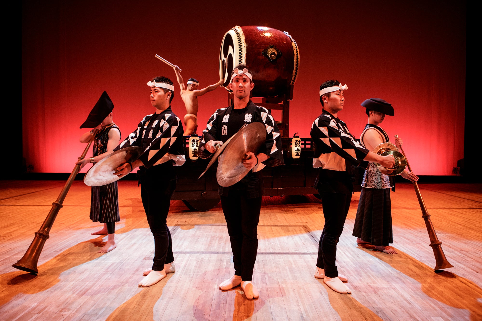 Taiko drumming dates from the sixth century CE, but this company originated when a visionary musicologist named Den Tagayasu set up a summer school on Sado in 1970