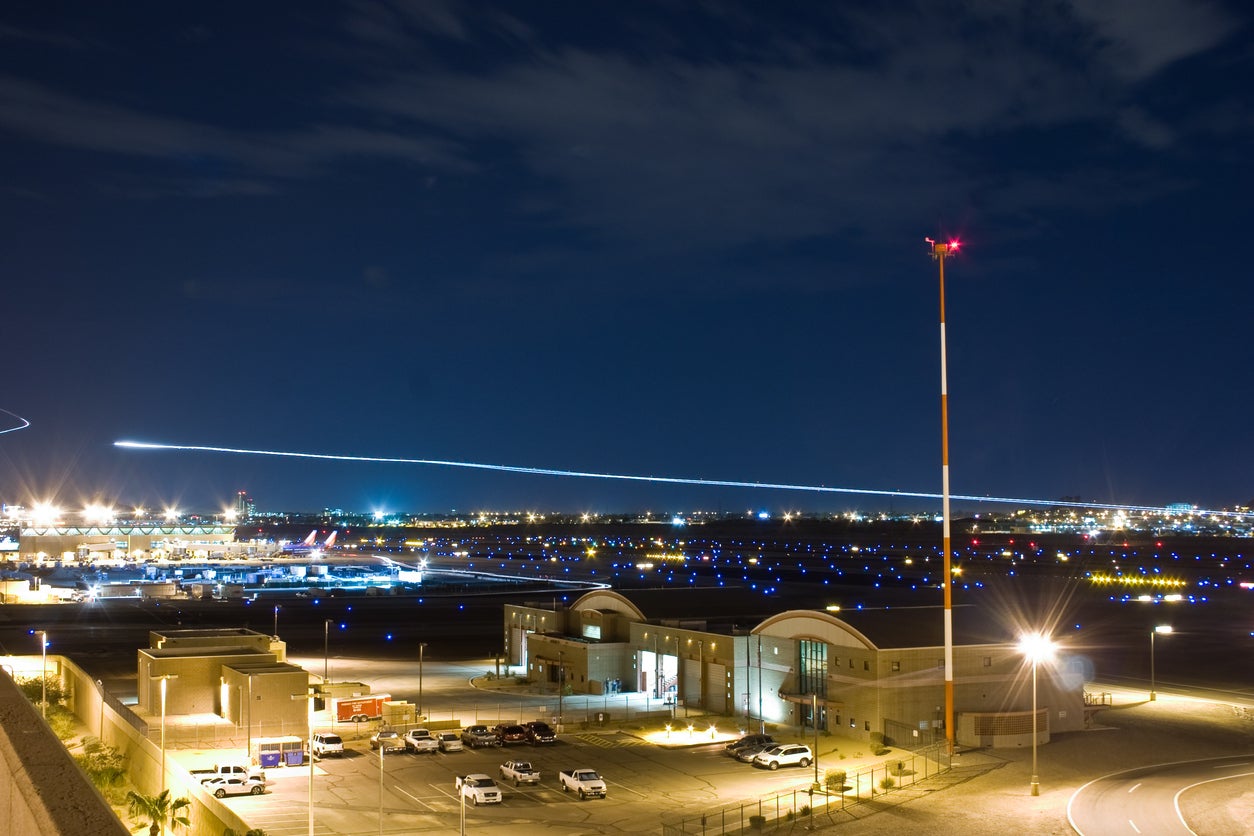 The bomb hoax took place at Sky Harbor International Airport in Phoenix