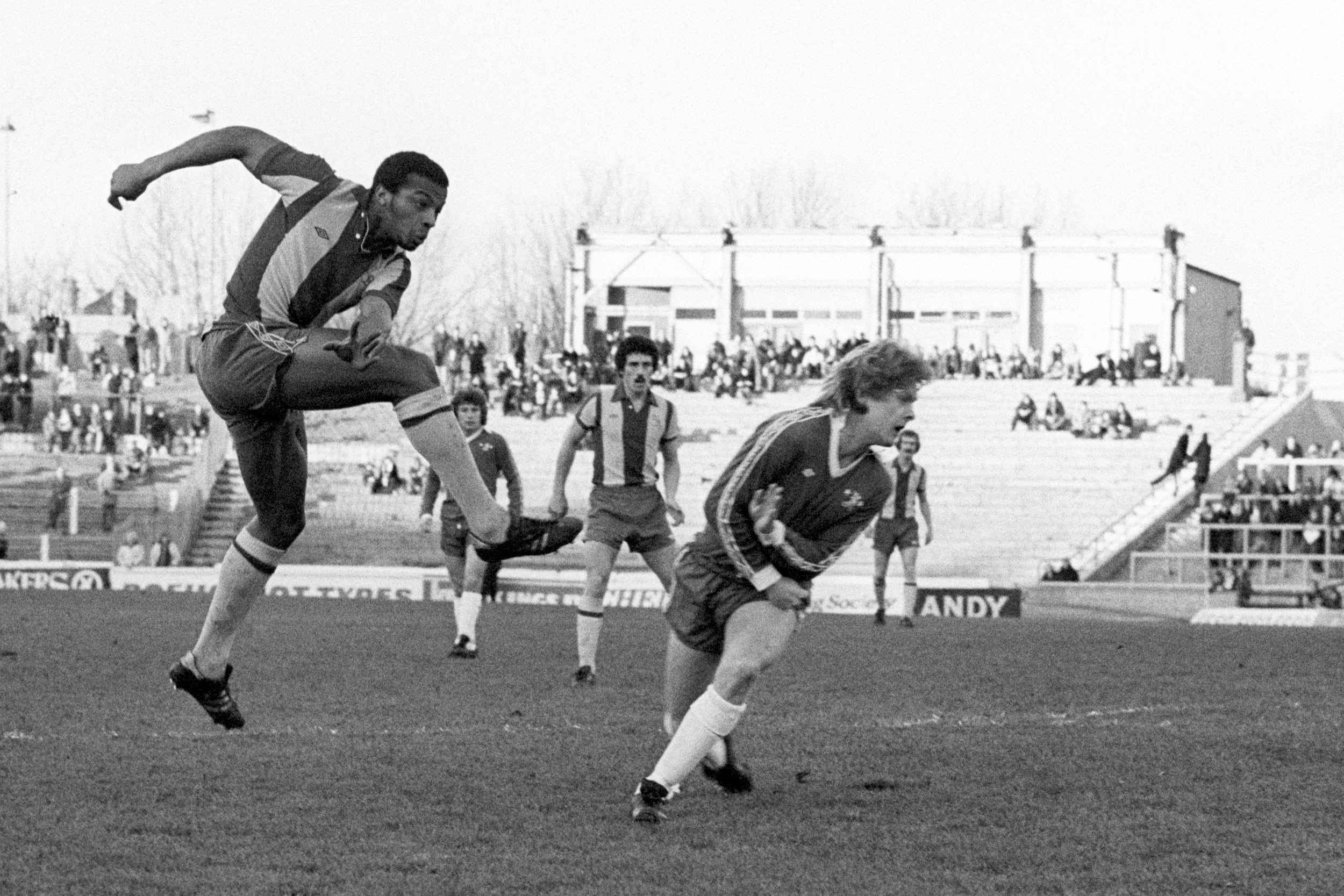 Cyrille Regis in action for West Brom against Chelsea in 1978