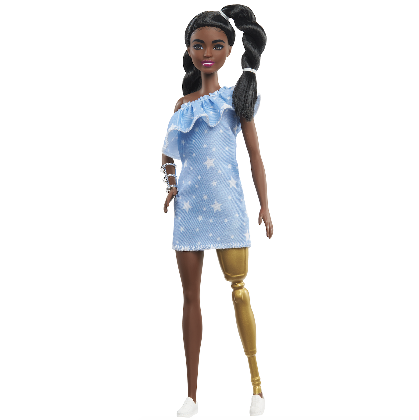 Barbie's doll with a prosthetic limb is now available in a darker skin tone (Mattel)