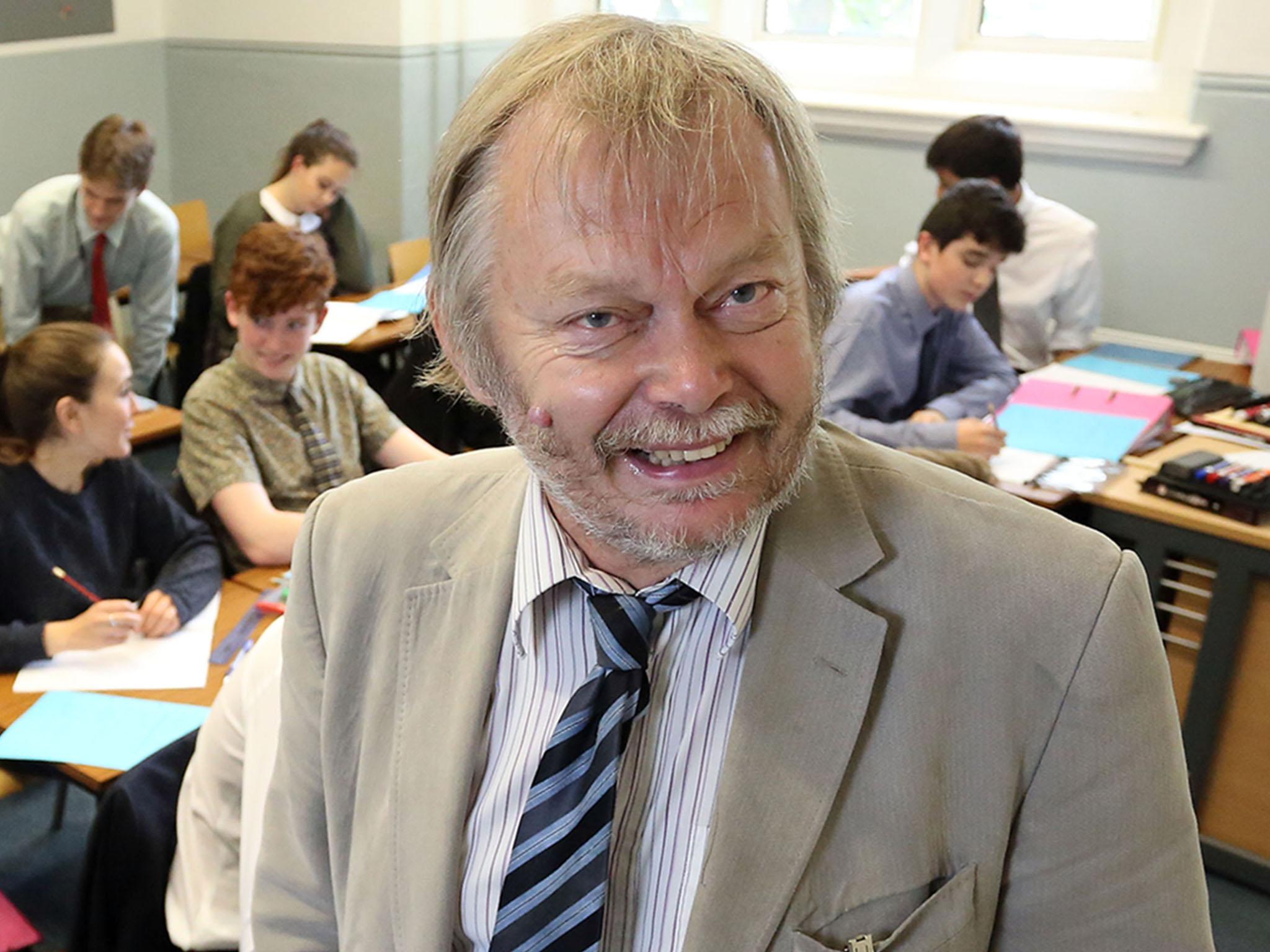 Garner visits his alma mater, Highgate School, in 2013