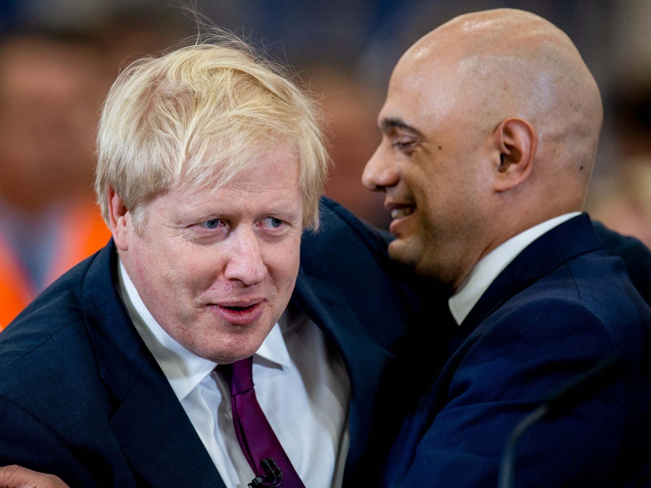 Eyeing up a scrap heap: Johnson and Javid