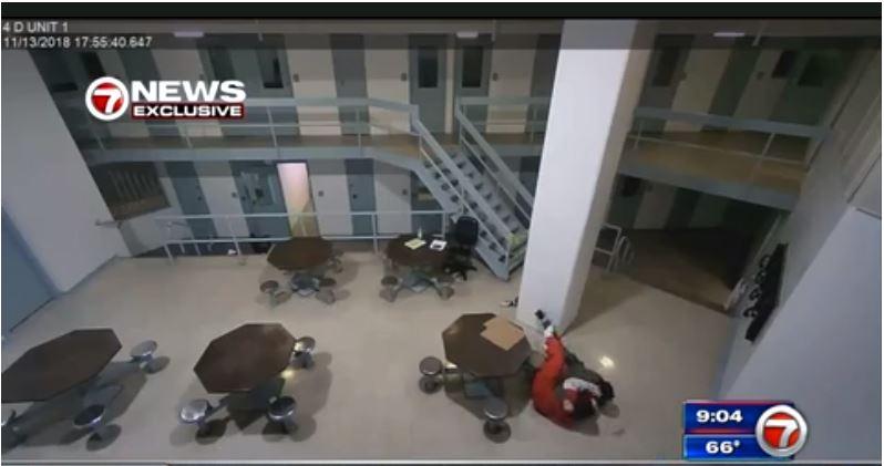 Parkland shooter Nikolas Cruz filmed attacking sheriff deputy inside jail