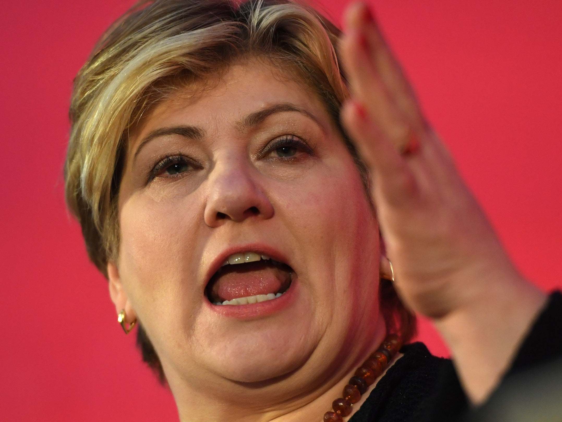 Thornberry at hustings in Bristol earlier this month