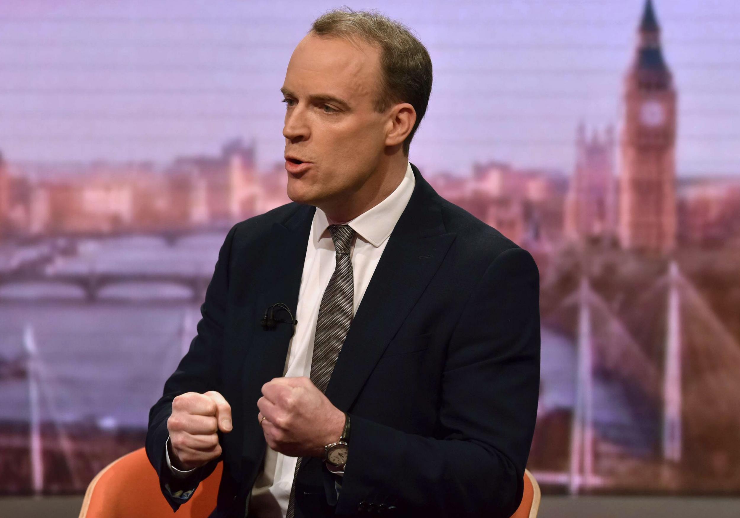 Dominic Raab on ‘The Andrew Marr Show’
