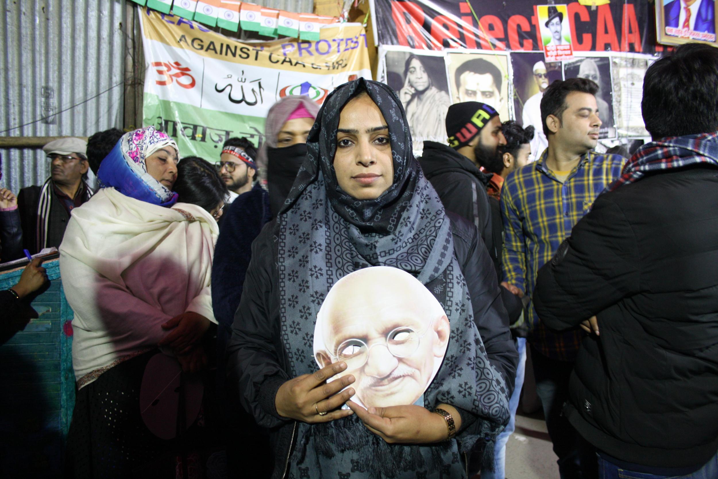 Shifana Ajmal was one of a handful of women who started the Shaheen Bagh protest. She was injured by police during the crackdown at Jamia Millia Islamia university