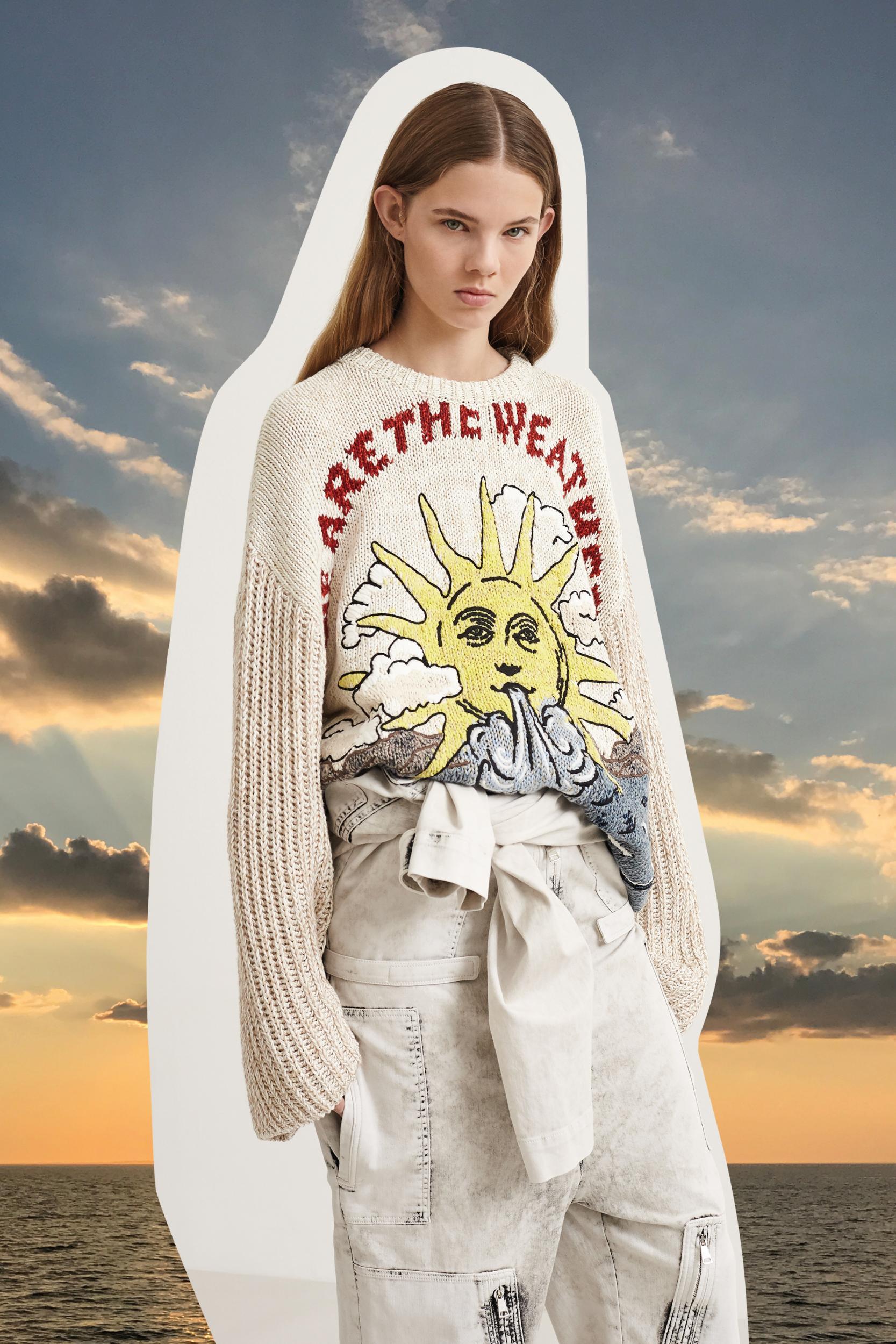 Pieces in the collection feature statements from Foer's book "We are the Weather"?(Stella McCartney)