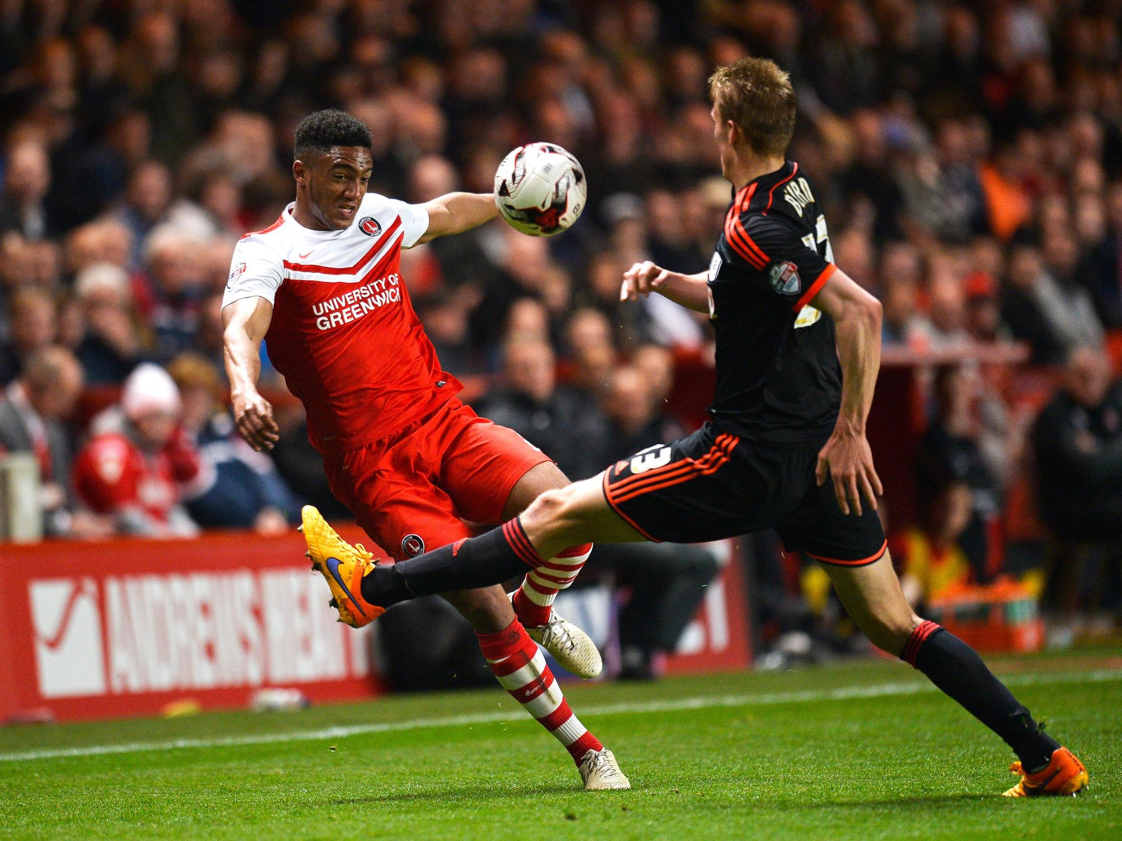 Joe Gomez, left, began his football career at Charlton Athletic