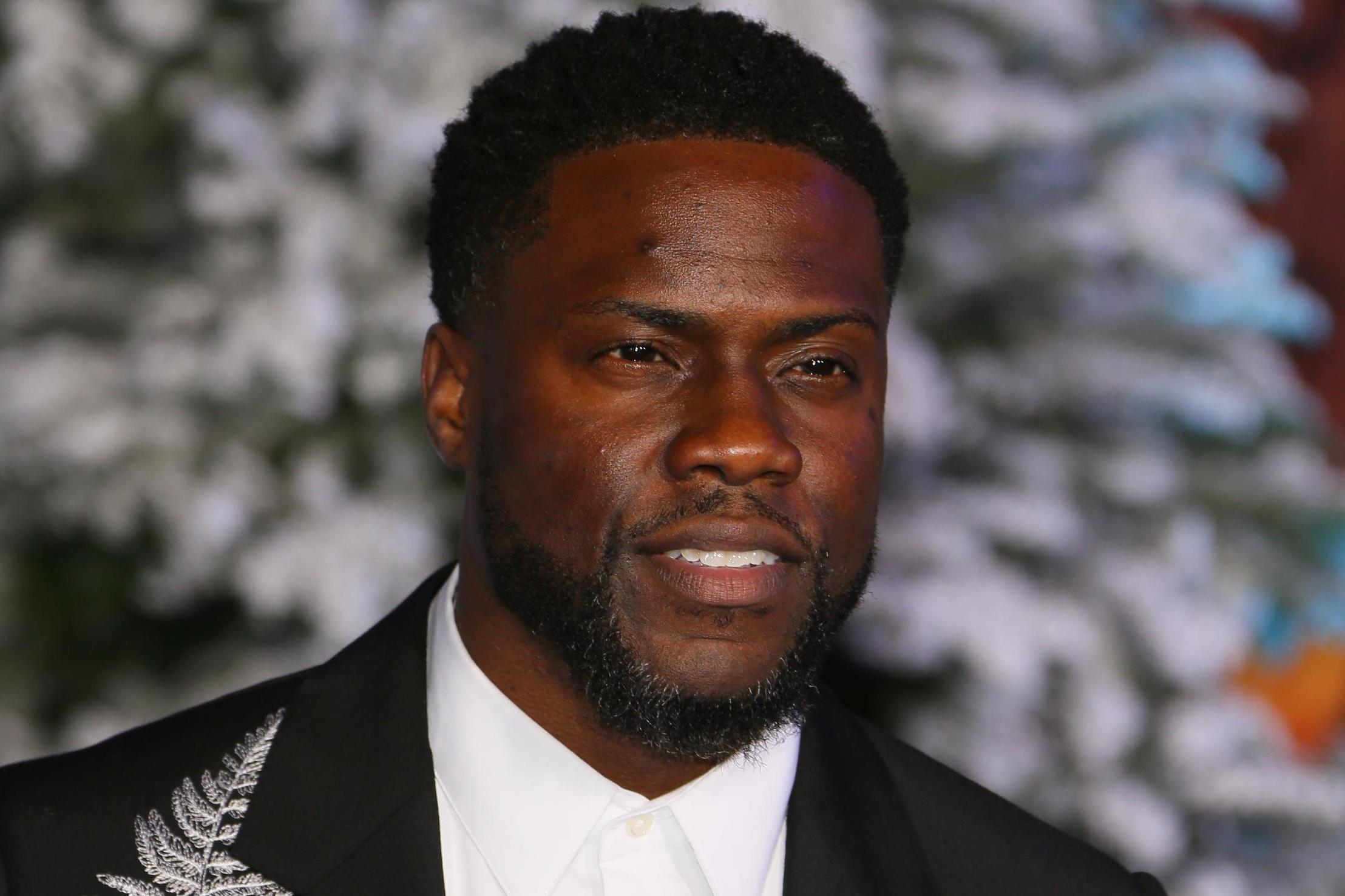 Kevin Hart at the world premiere of ‘Jumanji: The Next Level’ in 2019 (Getty Images)