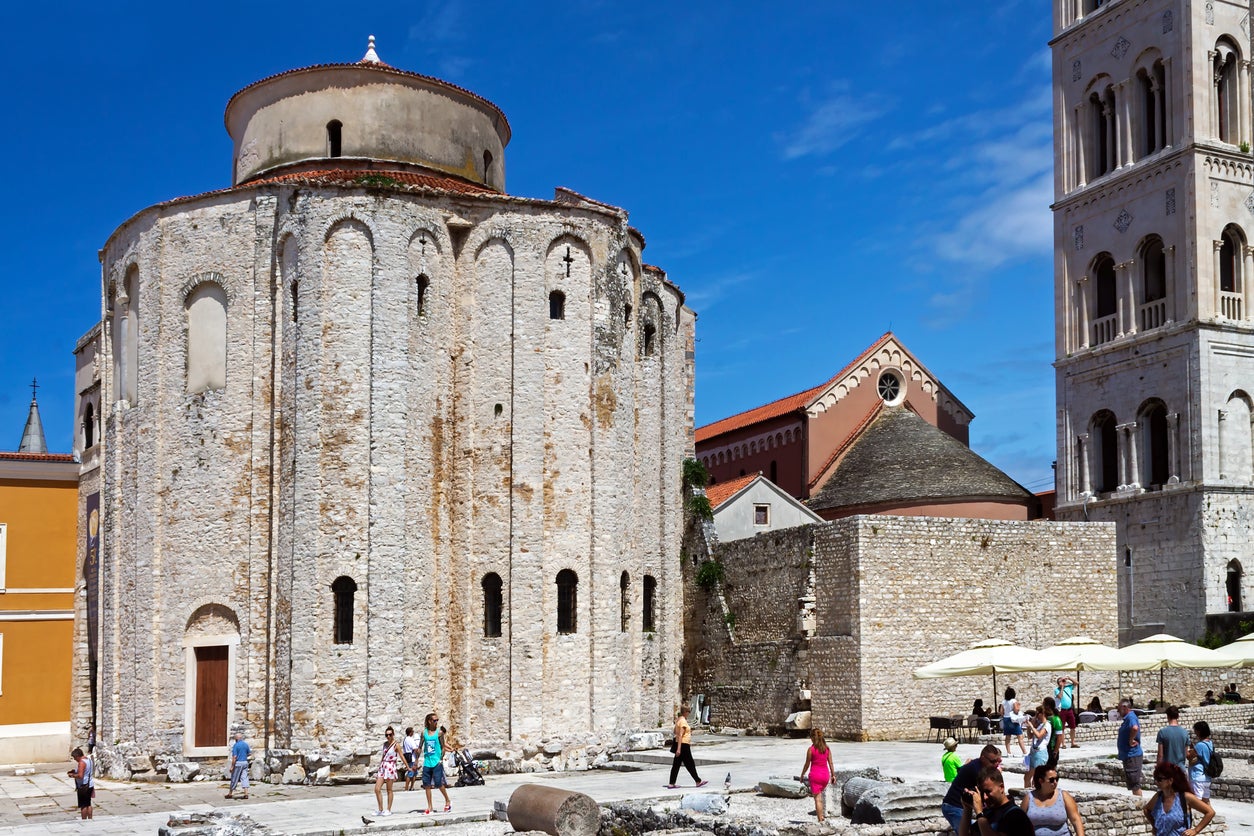 Absorb centuries in minutes around the Church of St Donatus (Getty)