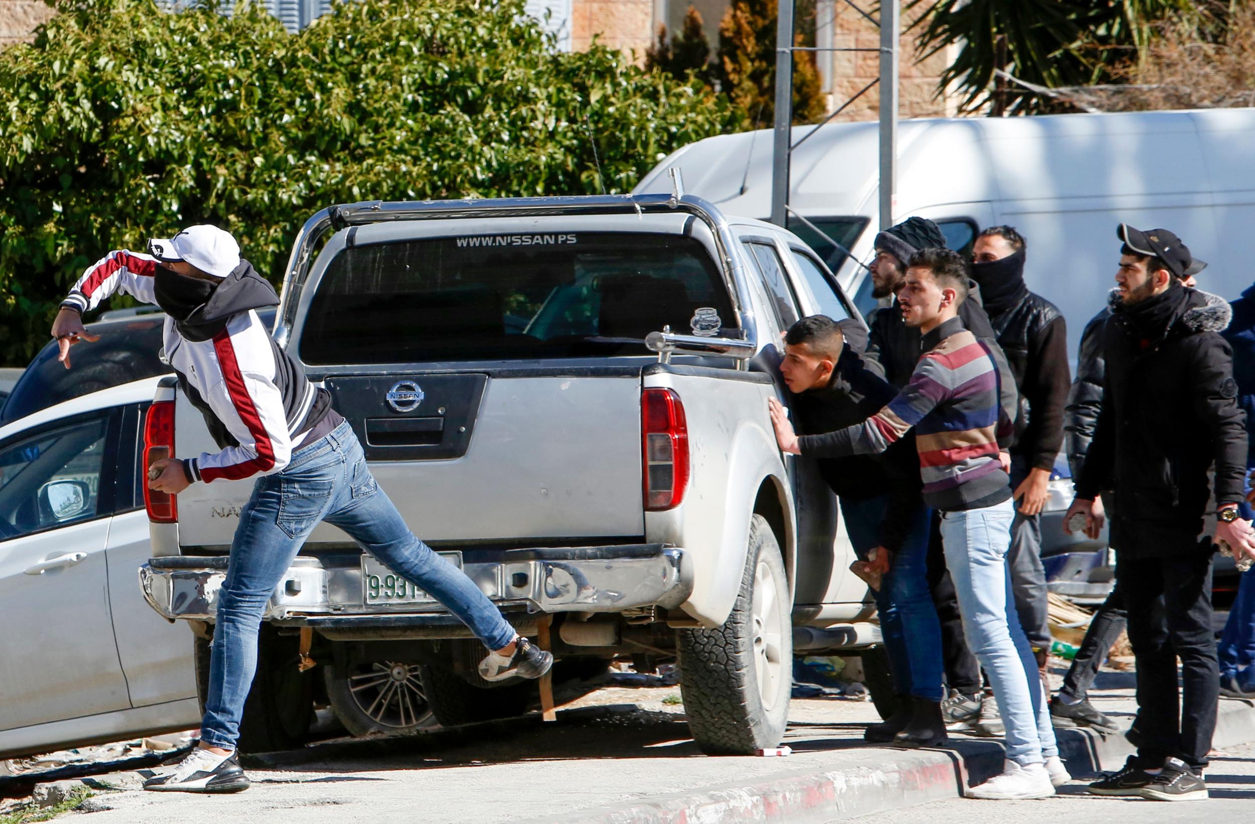 A manhunt was underway for the driver in the car-ramming, who fled the scene in central west Jerusalem after the attack, which took place shortly before 2:00 am