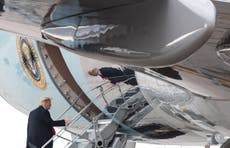 Air Force One with Trump on board nearly hit by drone, report says