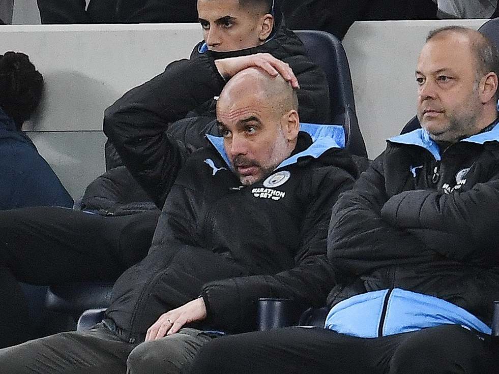 Pep Guardiola’s own future is now firmly up in the air