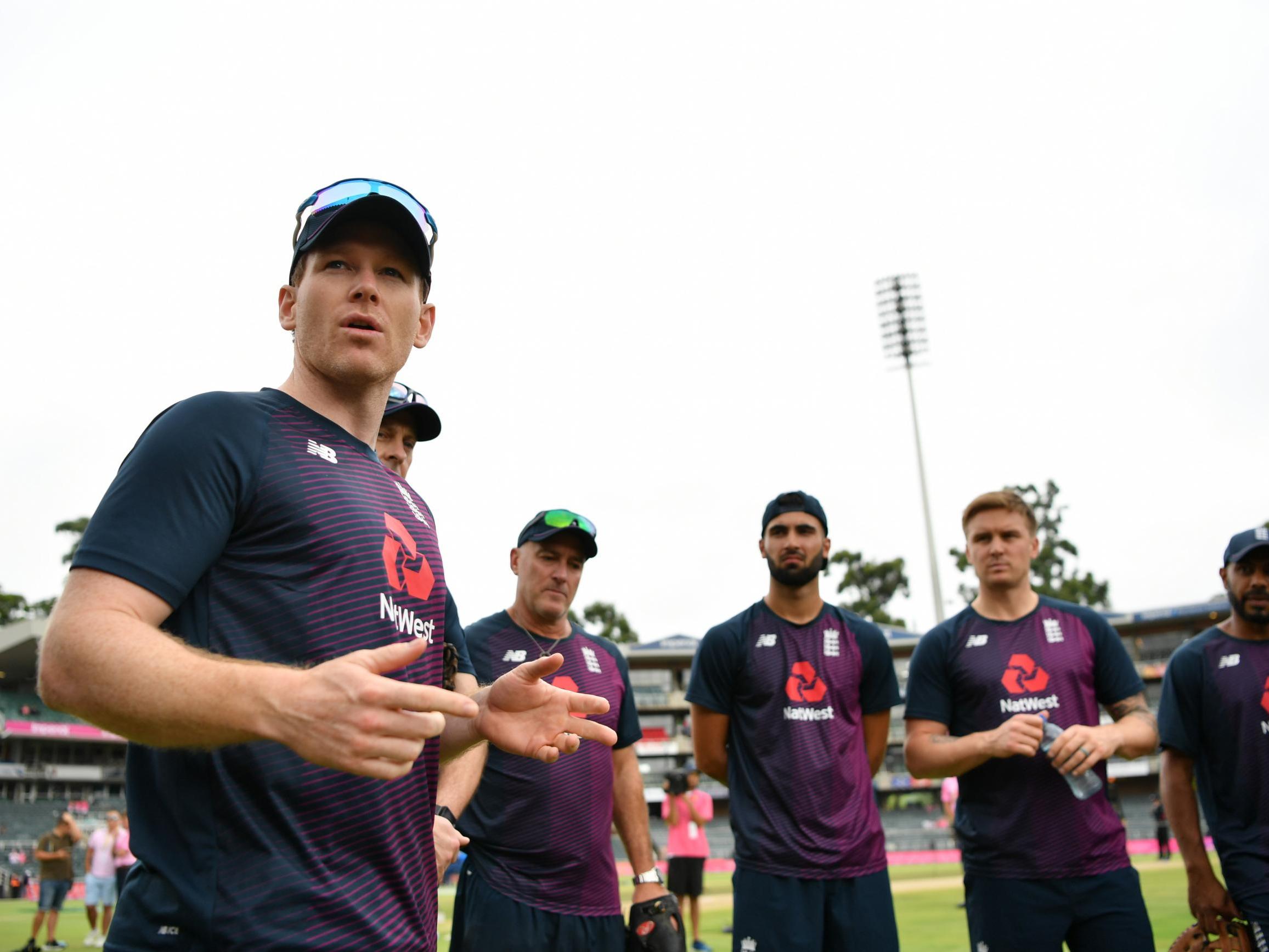 Eoin Morgan during the ODI series against South Africa