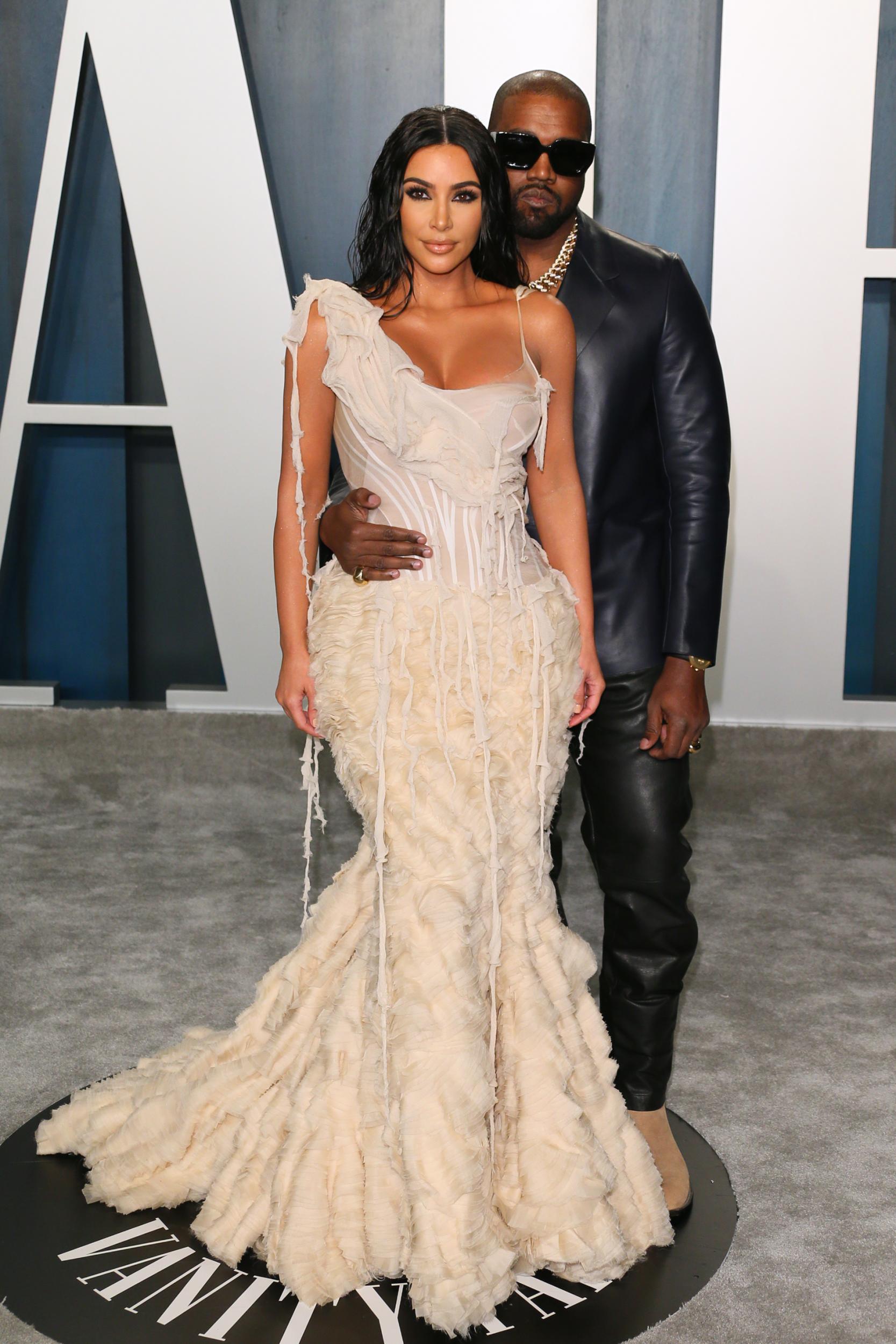 A letter writer expressed his disappointment that Kanye and Kim West were ‘starting to diminish the authenticity of the state’ (AFP/Getty)