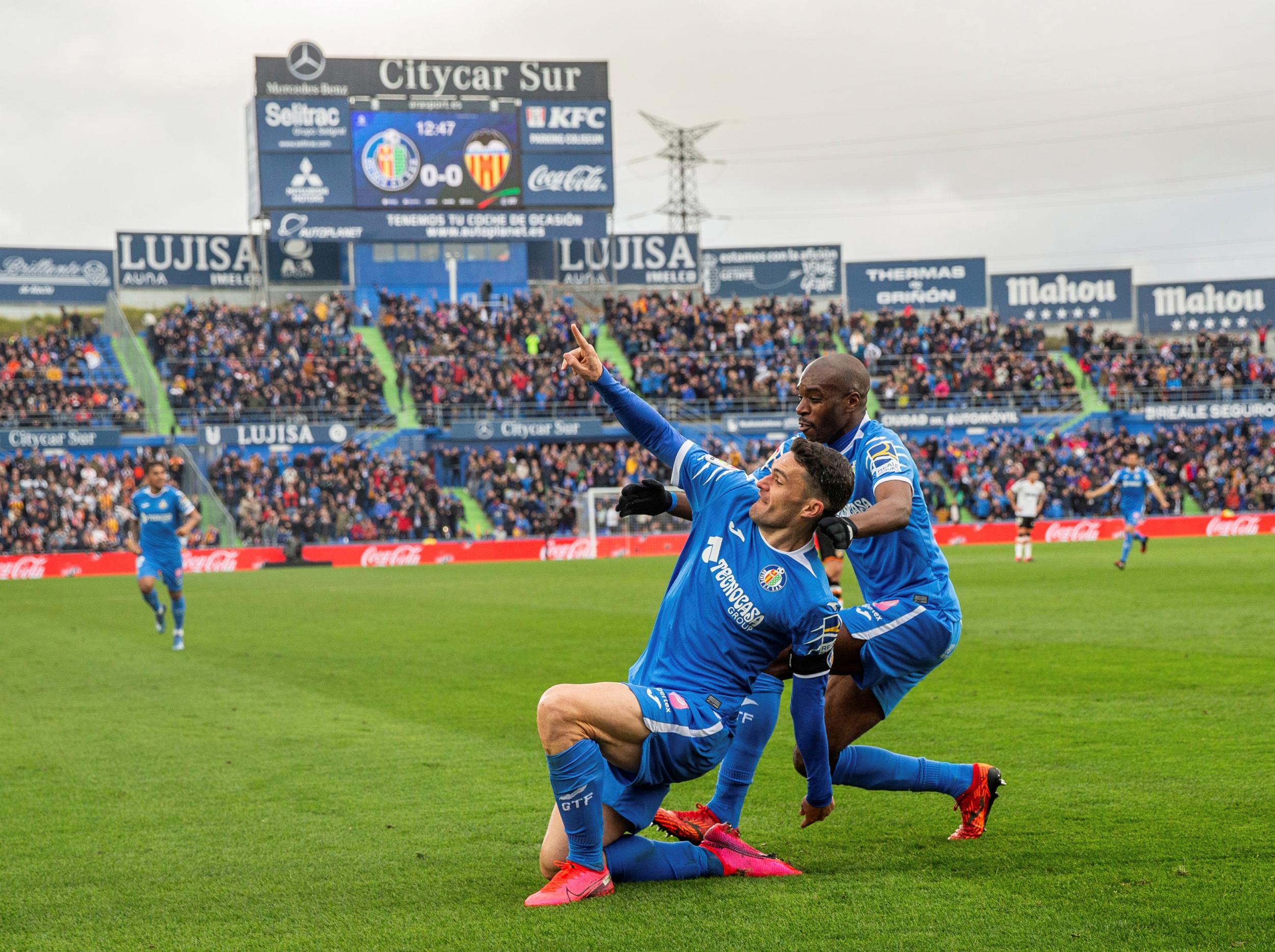 Getafe sit third in the league