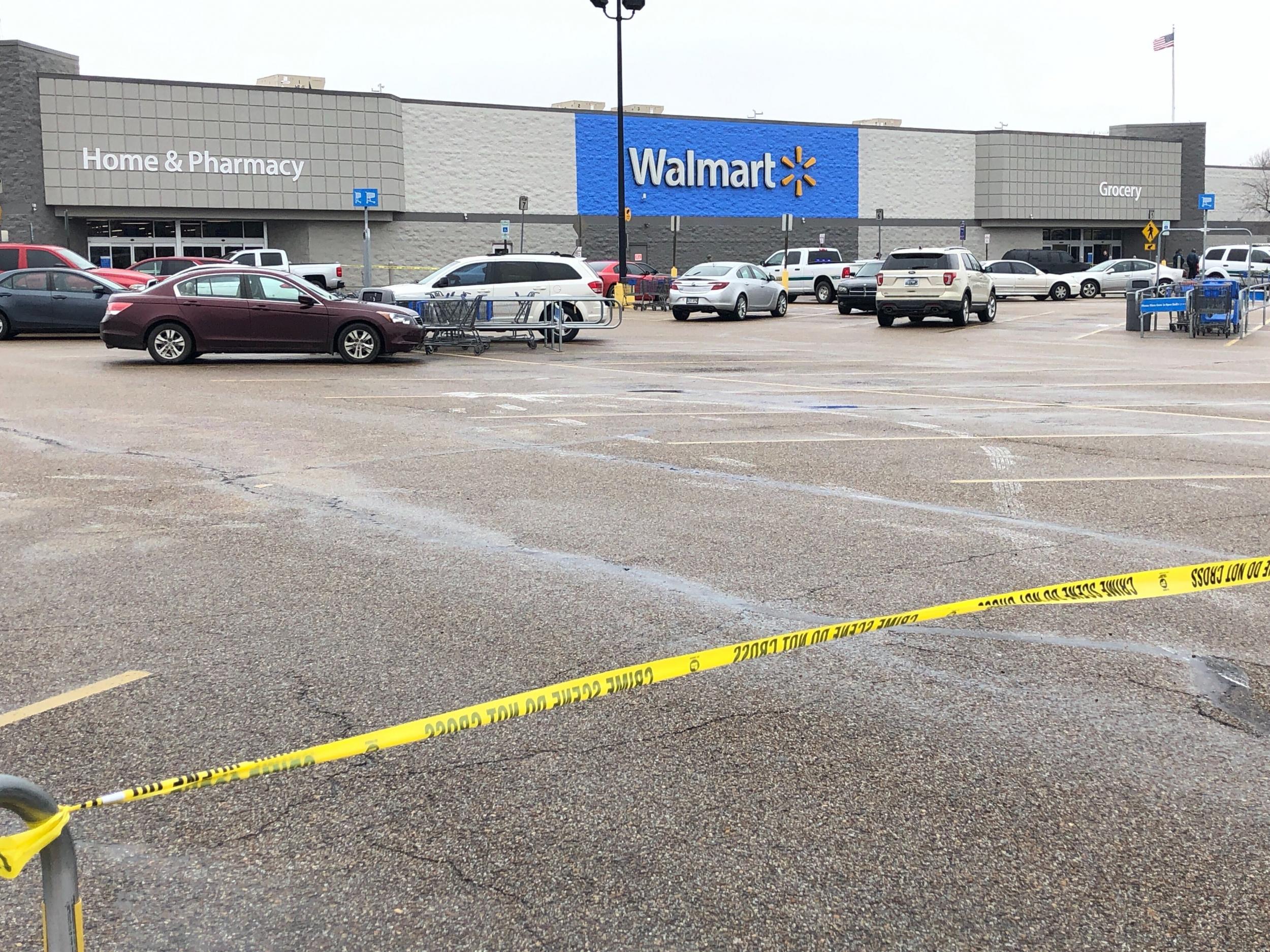 An officer is in critical condition after a gunman opened fire inside a Walmart in Arkansas.