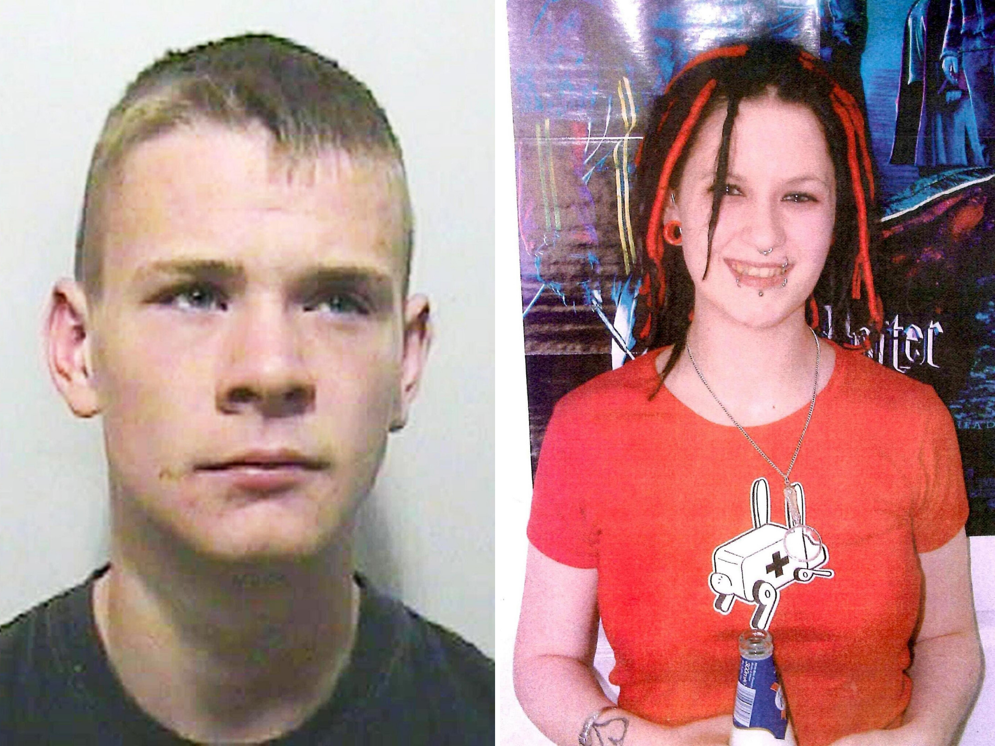 Ryan Herbert (left) was 16 when he was handed a life sentence for murdering 20-year-old Sophie Lancaster (right) in a park in Bacup, Lancashire, in August 2007