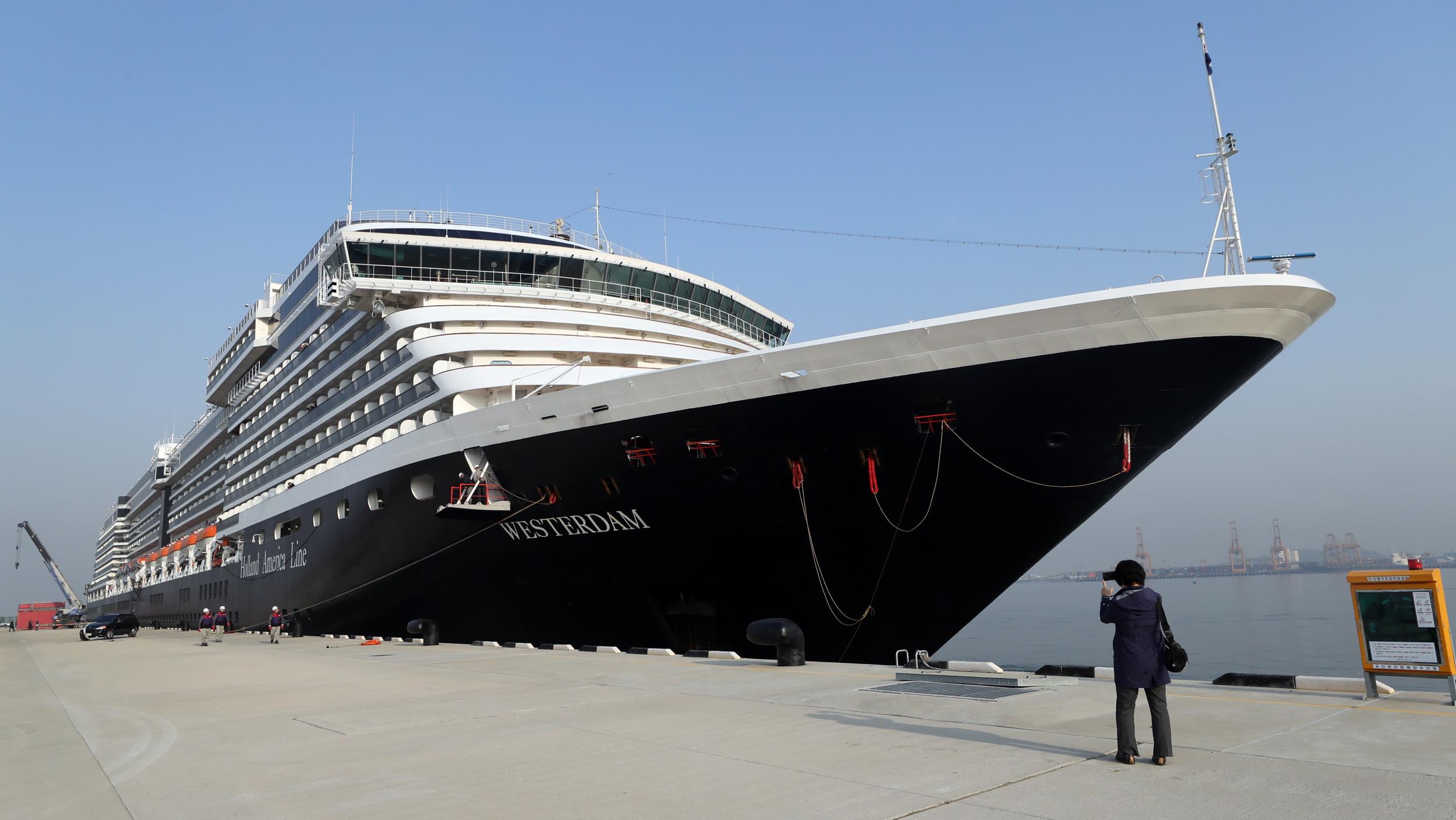 Holland America Line's Westerdam ship has been refused docking at ports around Asia