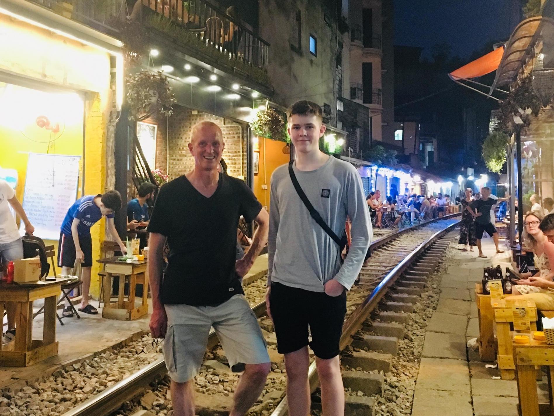 Michael with Ollie in Vietnam in 2019