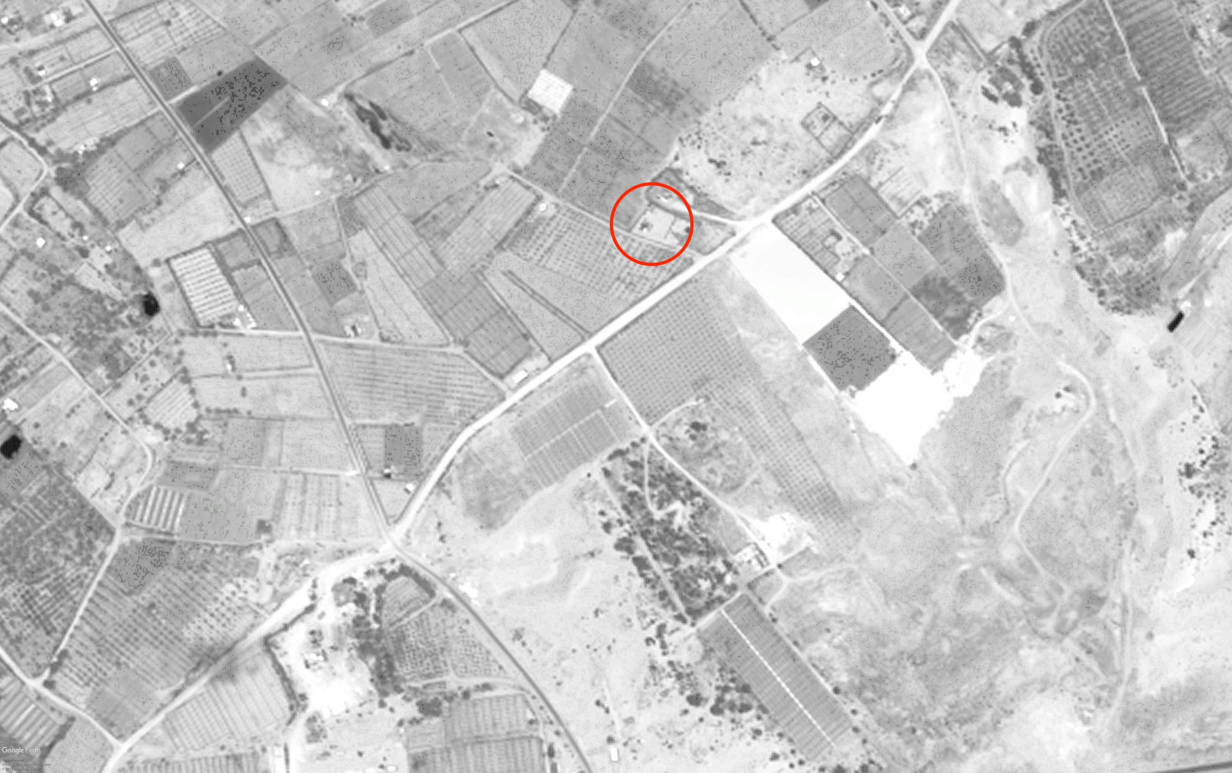 Satellite imagery shows the structures were consistently in place since at least 2008, supporting the family’s claims they had been living there for over a decade (IGoogle Earth)