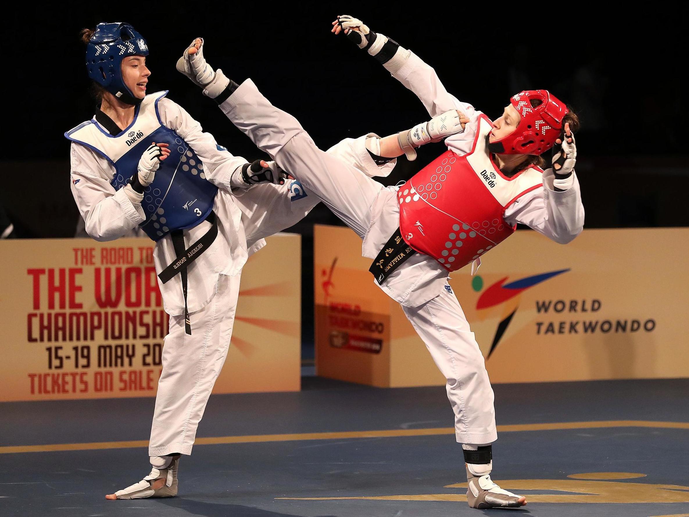 Great Britain's Lauren Williams (right) has come a long way on her journey to Tokyo