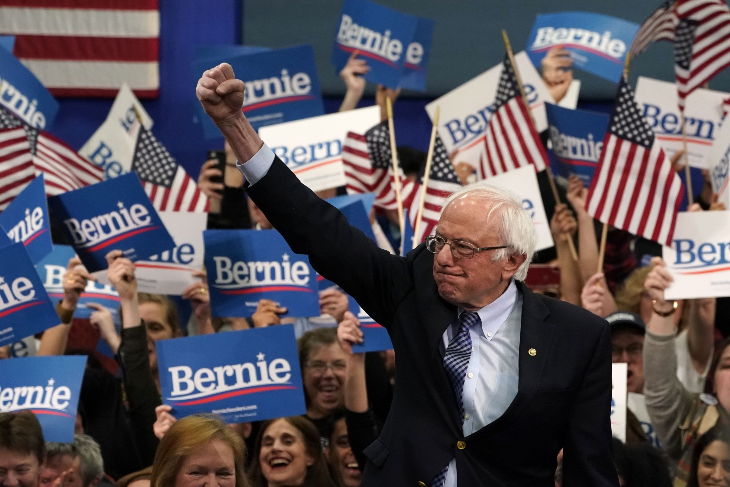 Sanders achieved an expected victory in New Hampshire, which borders his home state of Vermont