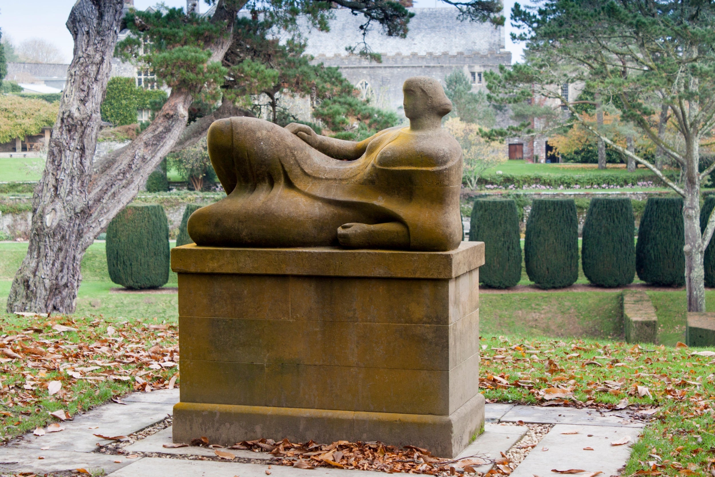 The grounds are home to 42 heritage buildings, 20th century architecture and a Henry Moore sculpture