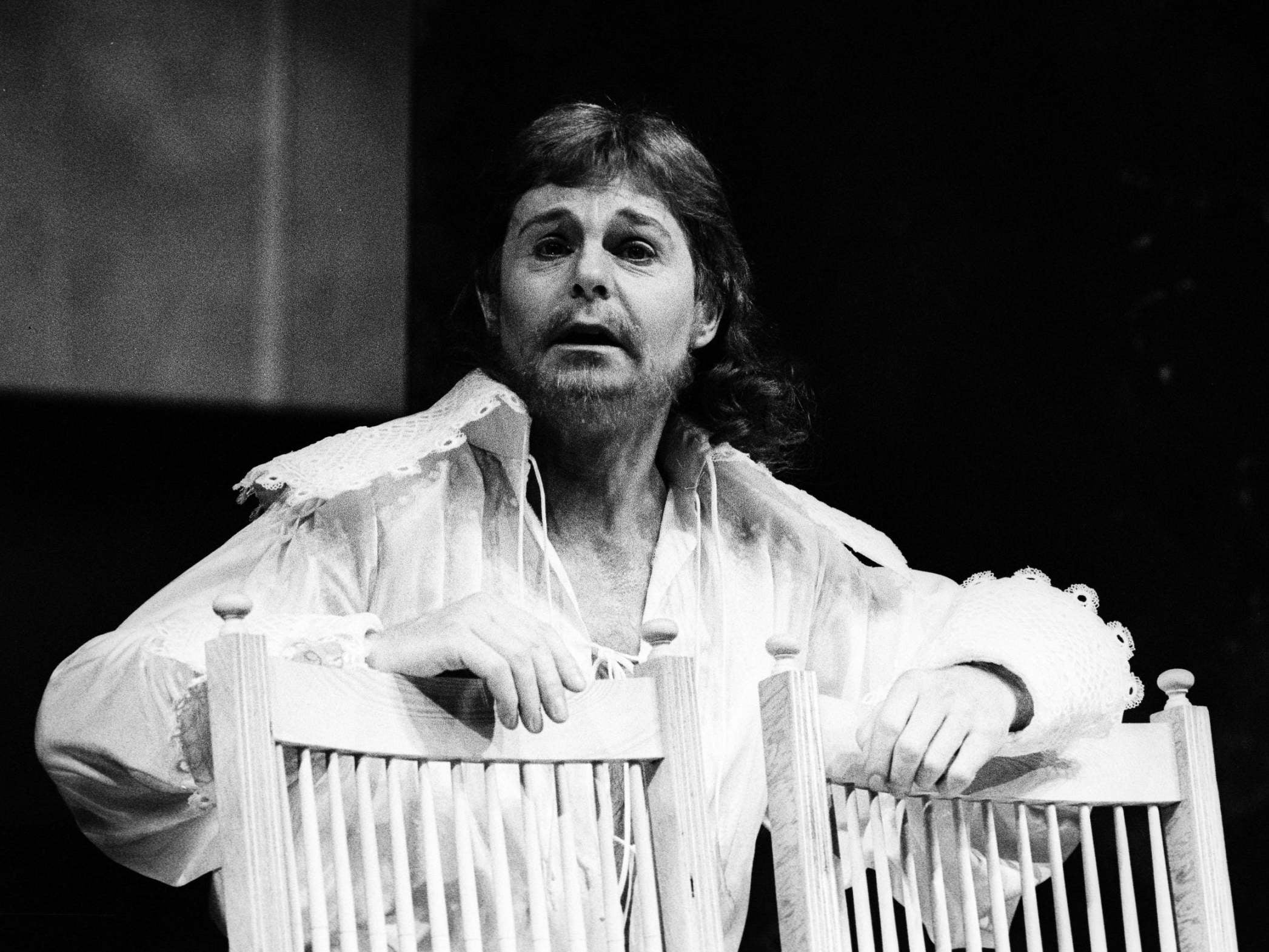 Derek Jacobi as Benedick in the 1983 RSC production of 'Much Ado About Nothing' directed by Hands at Stratford-upon-Avon