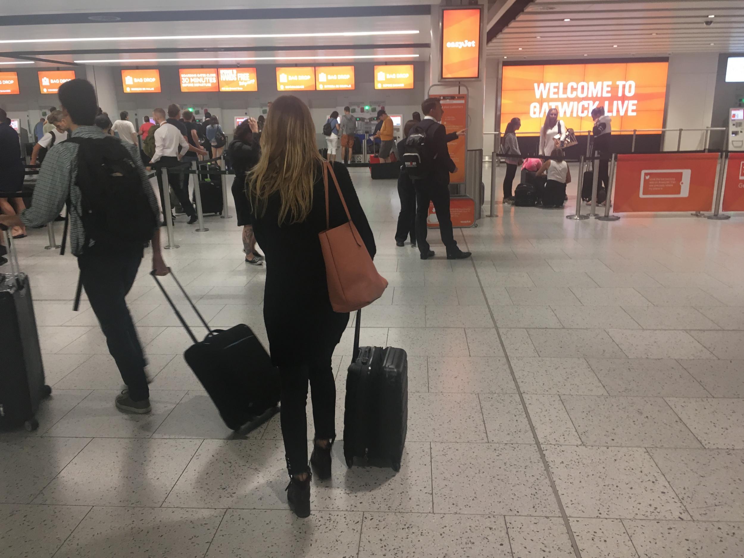 Going places? Gatwick is the main base for easyJet and is seeing the most disruption