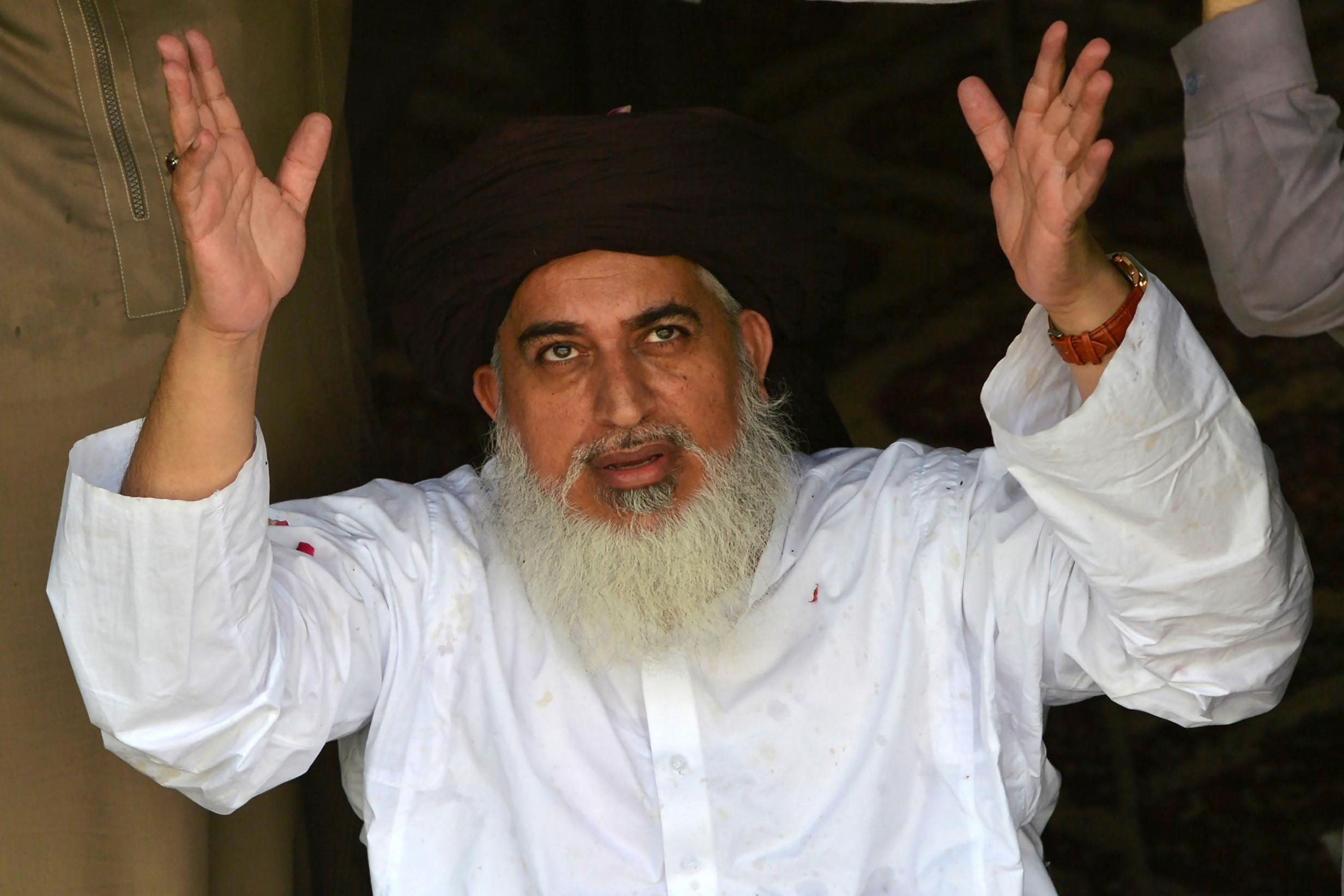 The execution of Mumtaz Qadri gave rise to a new Islamist political group, the TLP, led by firebrand cleric Khadim Hussain Rizvi (AFP/Getty)