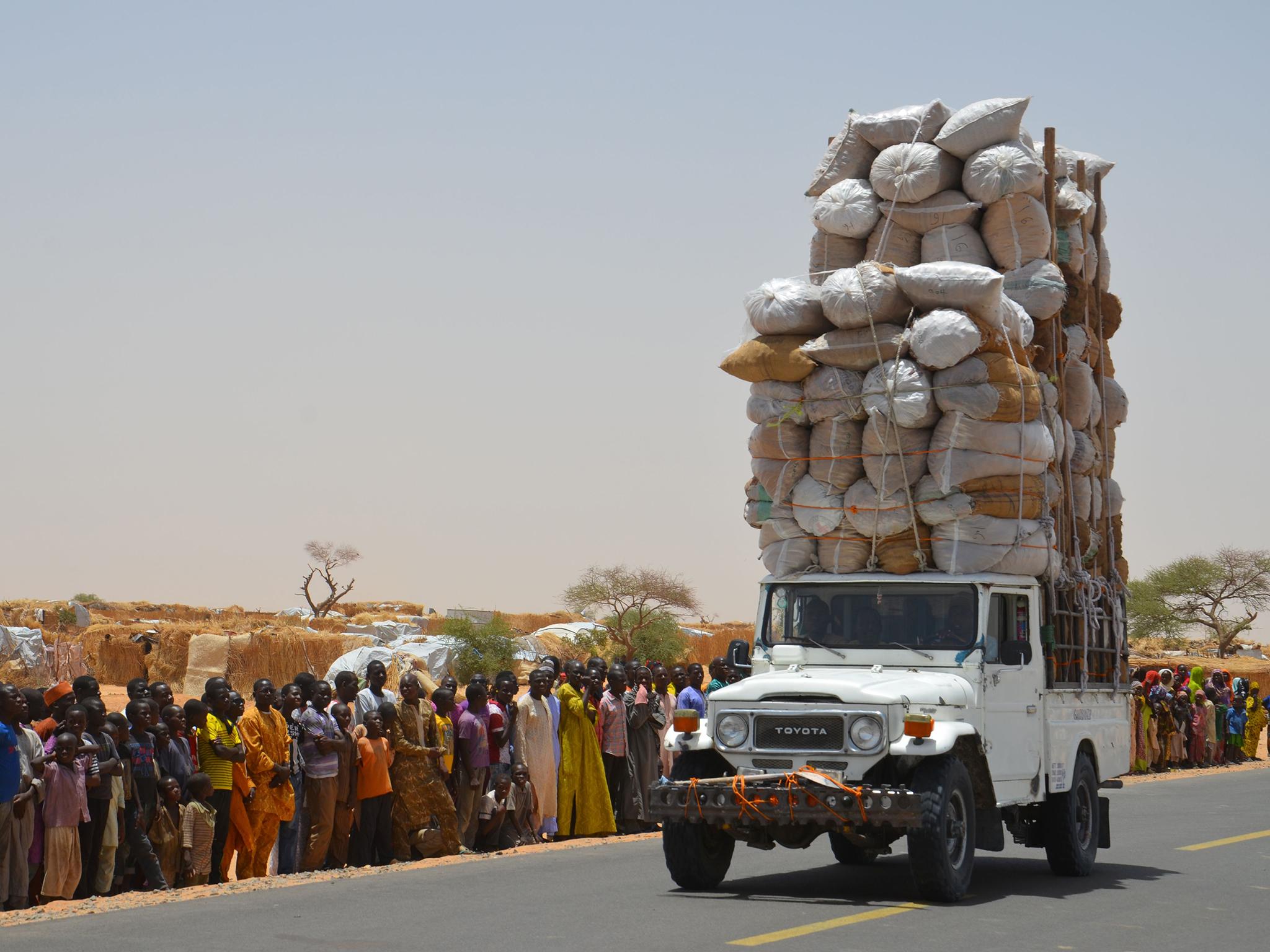 The refugee camp in Diffa was set up for people fleeing Boko Haram in neighbouring Nigeria